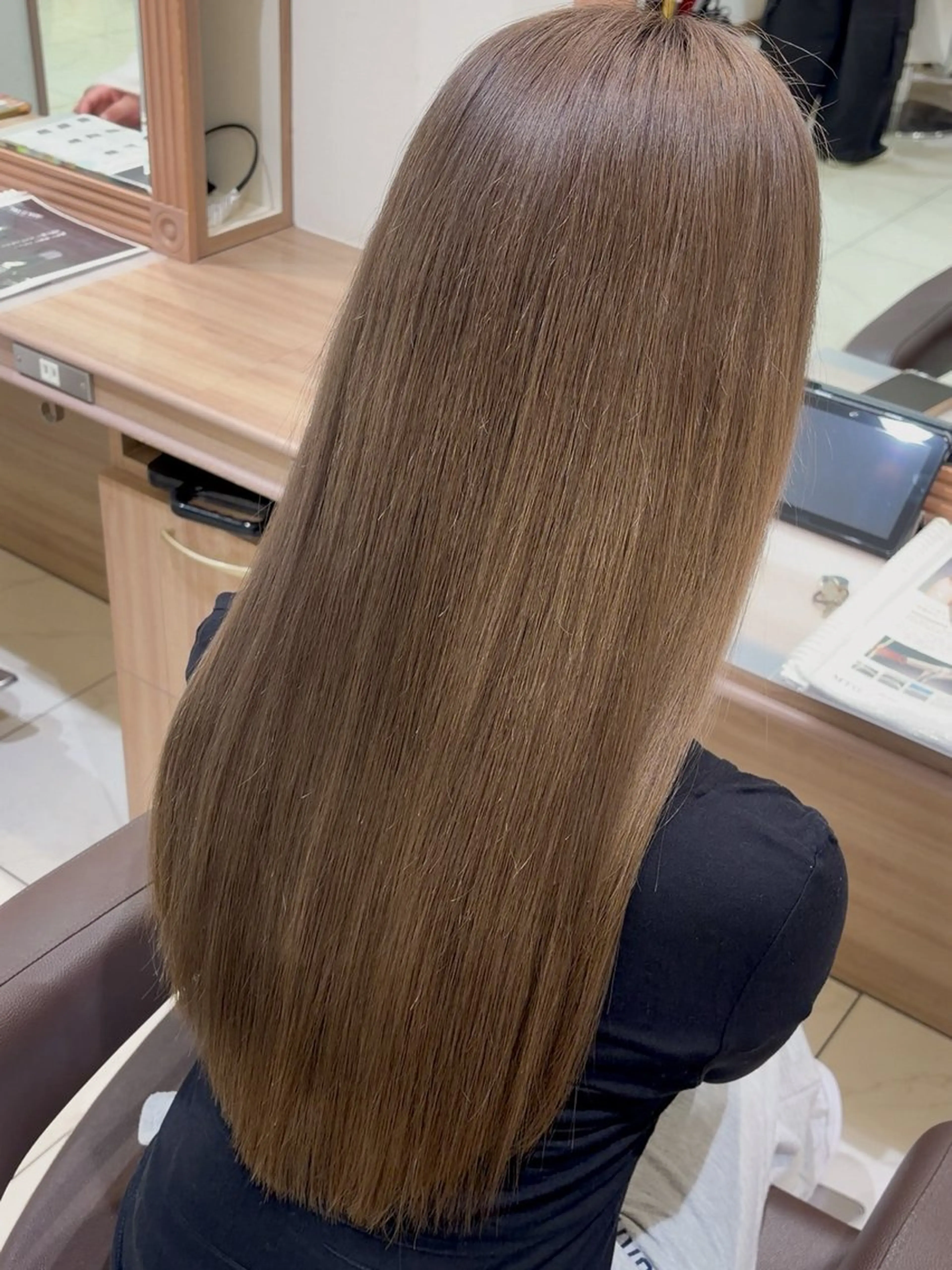 ロング カラー カット ヘアカラー メンズ・曲がる縮毛矯 正/パーマ/土屋丈のヘアスタイル