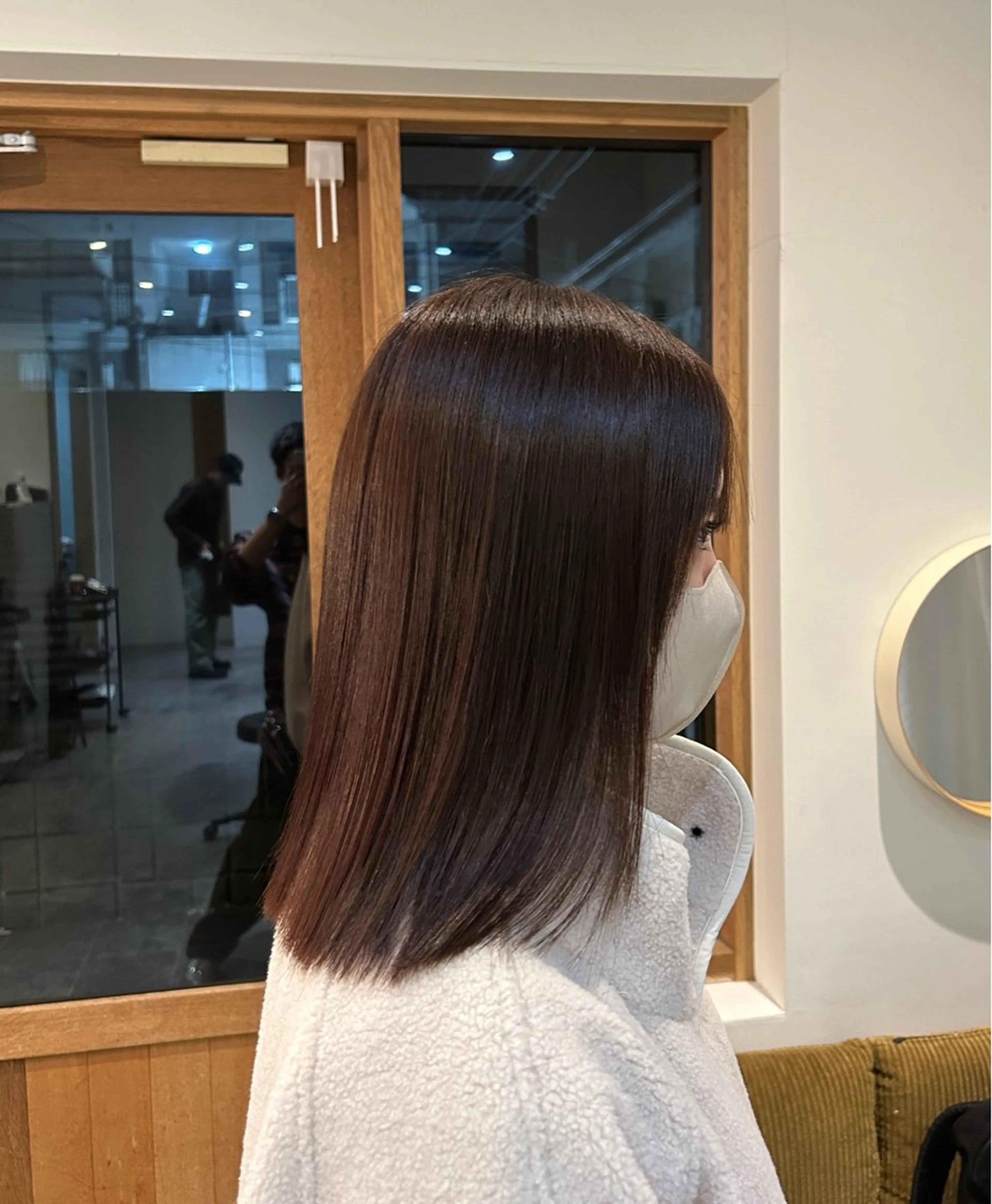 ミディアム カラー ブラウンカラー カラー🫧/鎌倉 縮毛矯正/大空のヘアスタイル