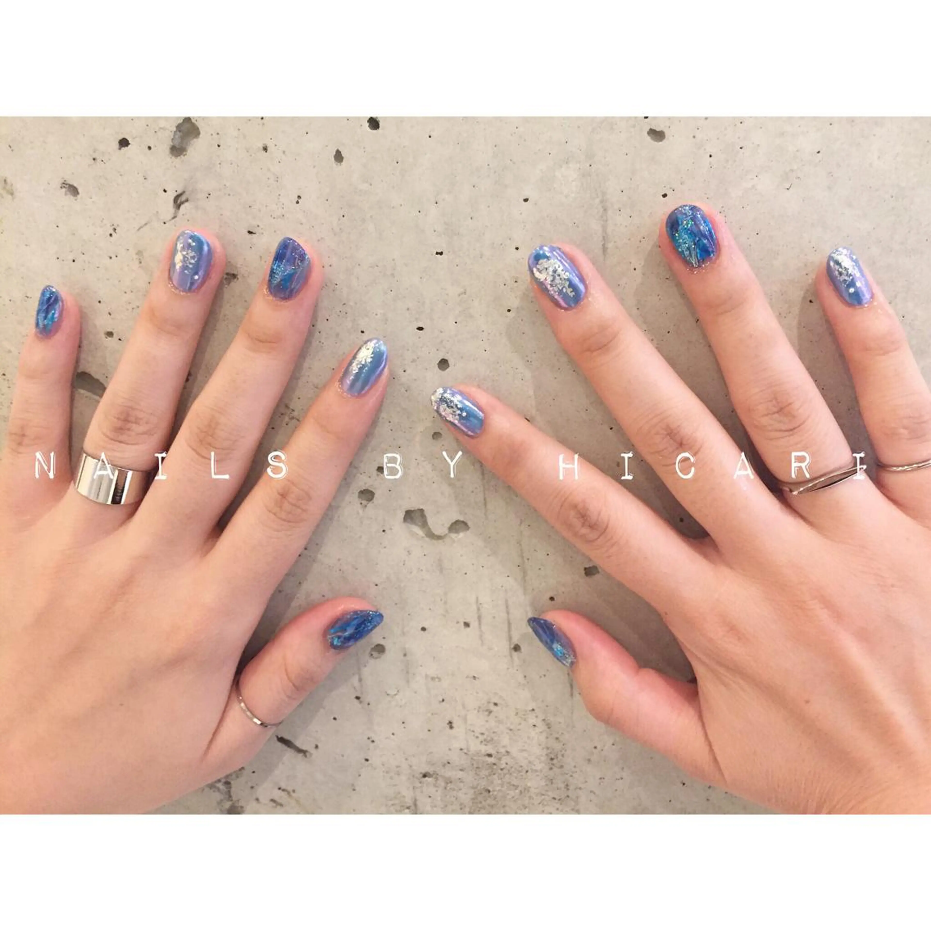 ショート カラー ネイル マツエク・マツパ ジェルネイル ニュアンスネイル パラジェル illum hicariのネイルデザイン