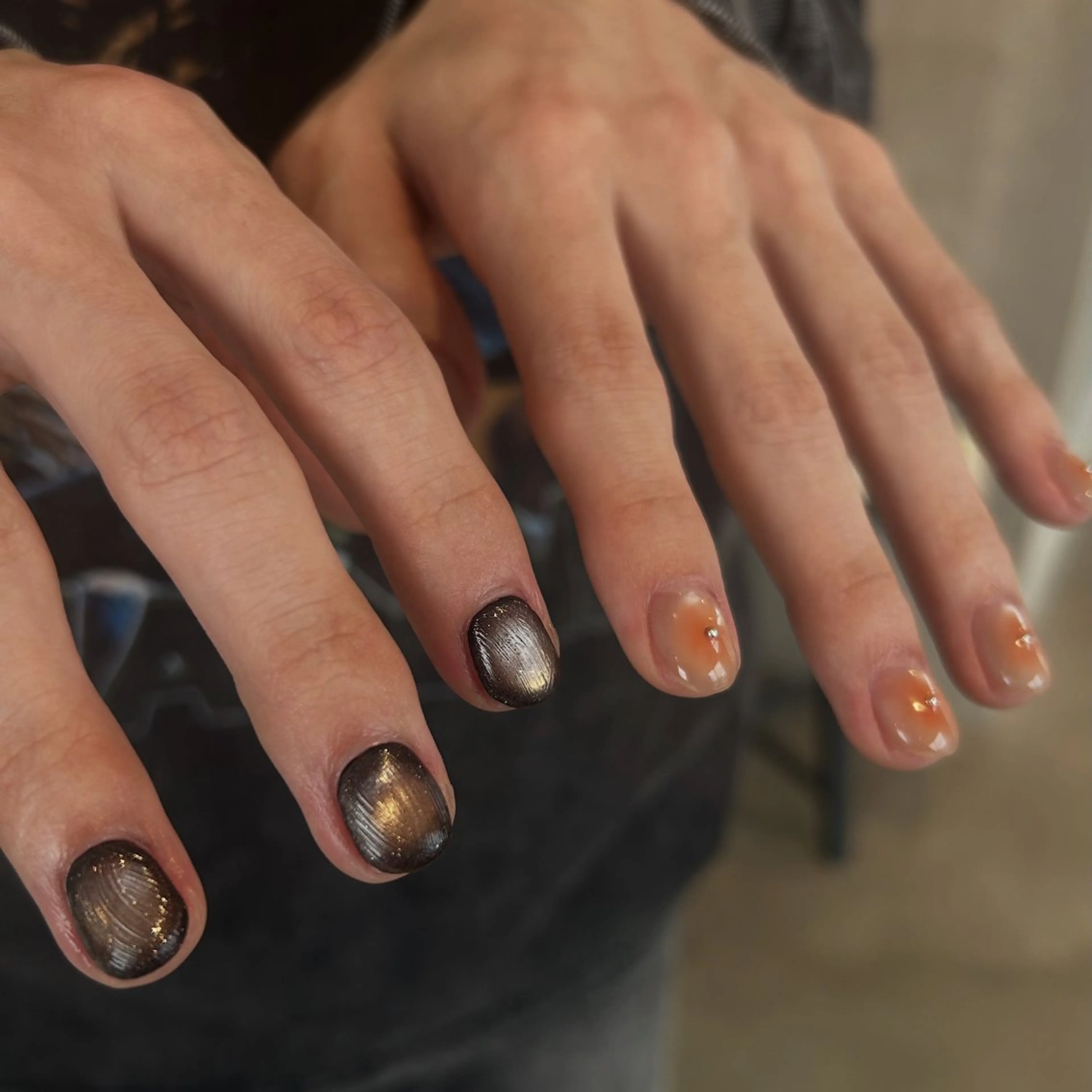 ネイル チークネイル ニュアンスネイル ハンドネイル フットネイル tote. harunaのネイルデザイン