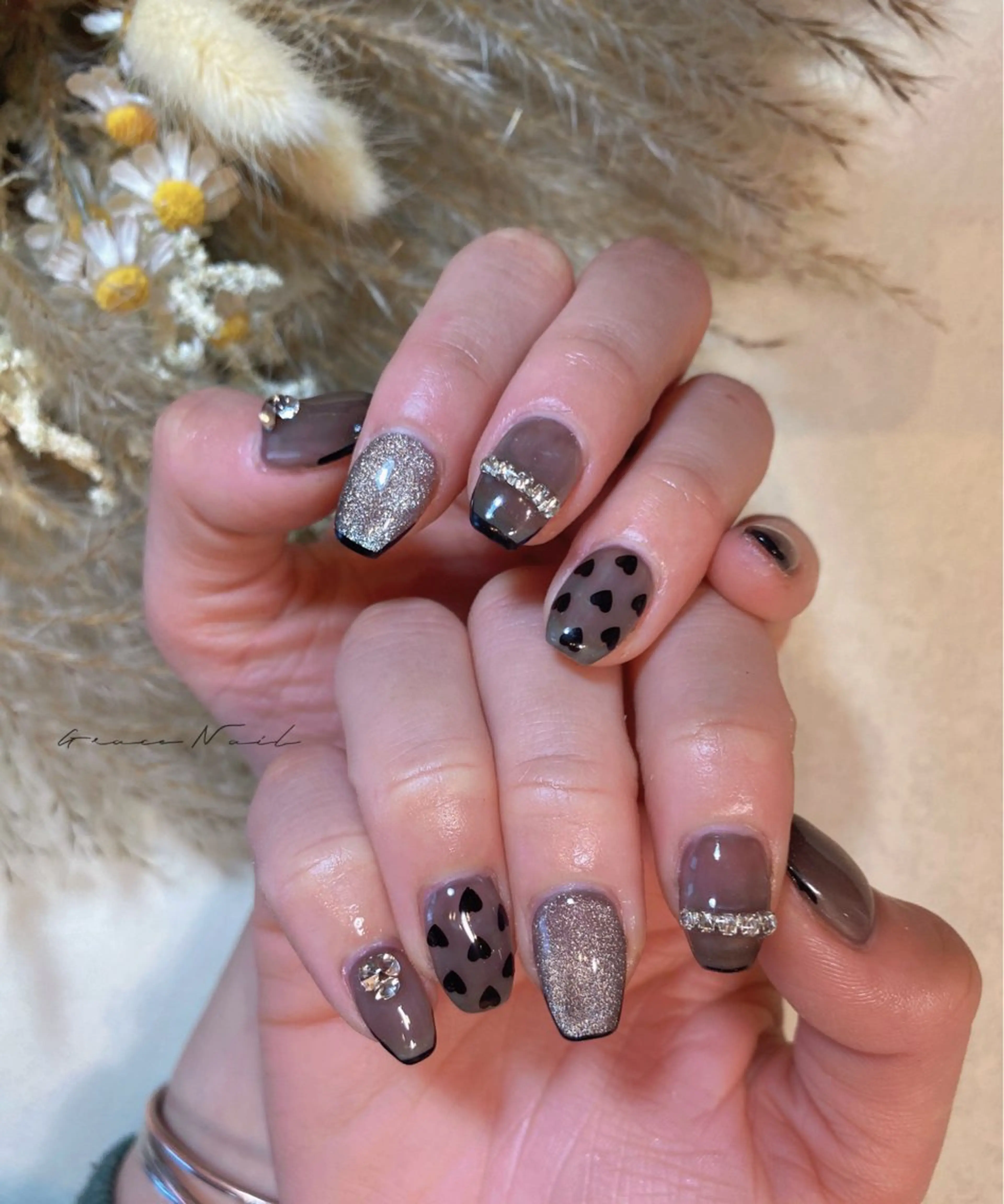 ネイル ハンドネイル ☆*｡Grace Nail｡*☆のネイルデザイン