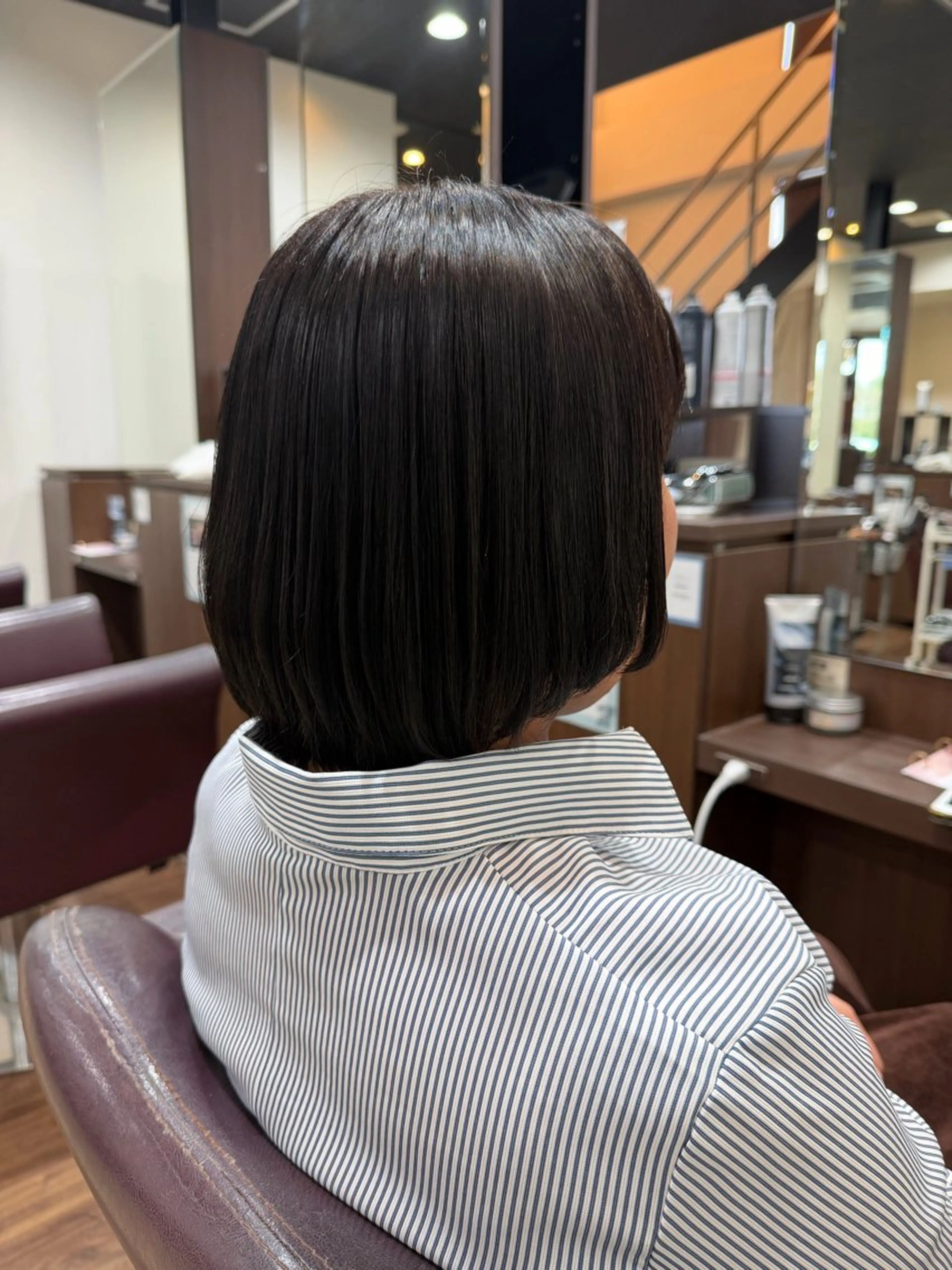 ショート ショートヘア カット 縮毛矯正 仲井 充のヘアスタイル