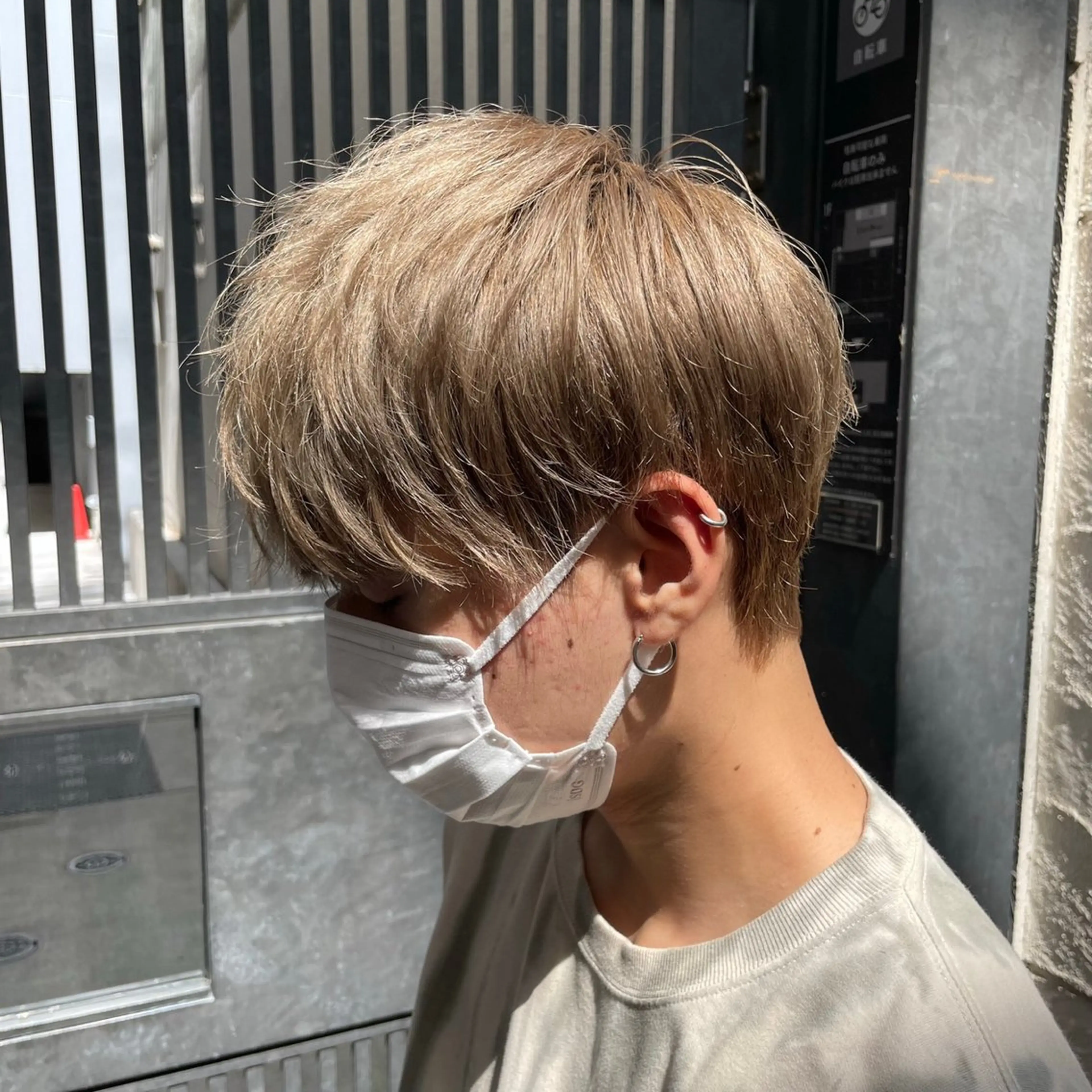 ショート カラー メンズ L’Aube ami所属・佐野 拓海のヘアスタイル