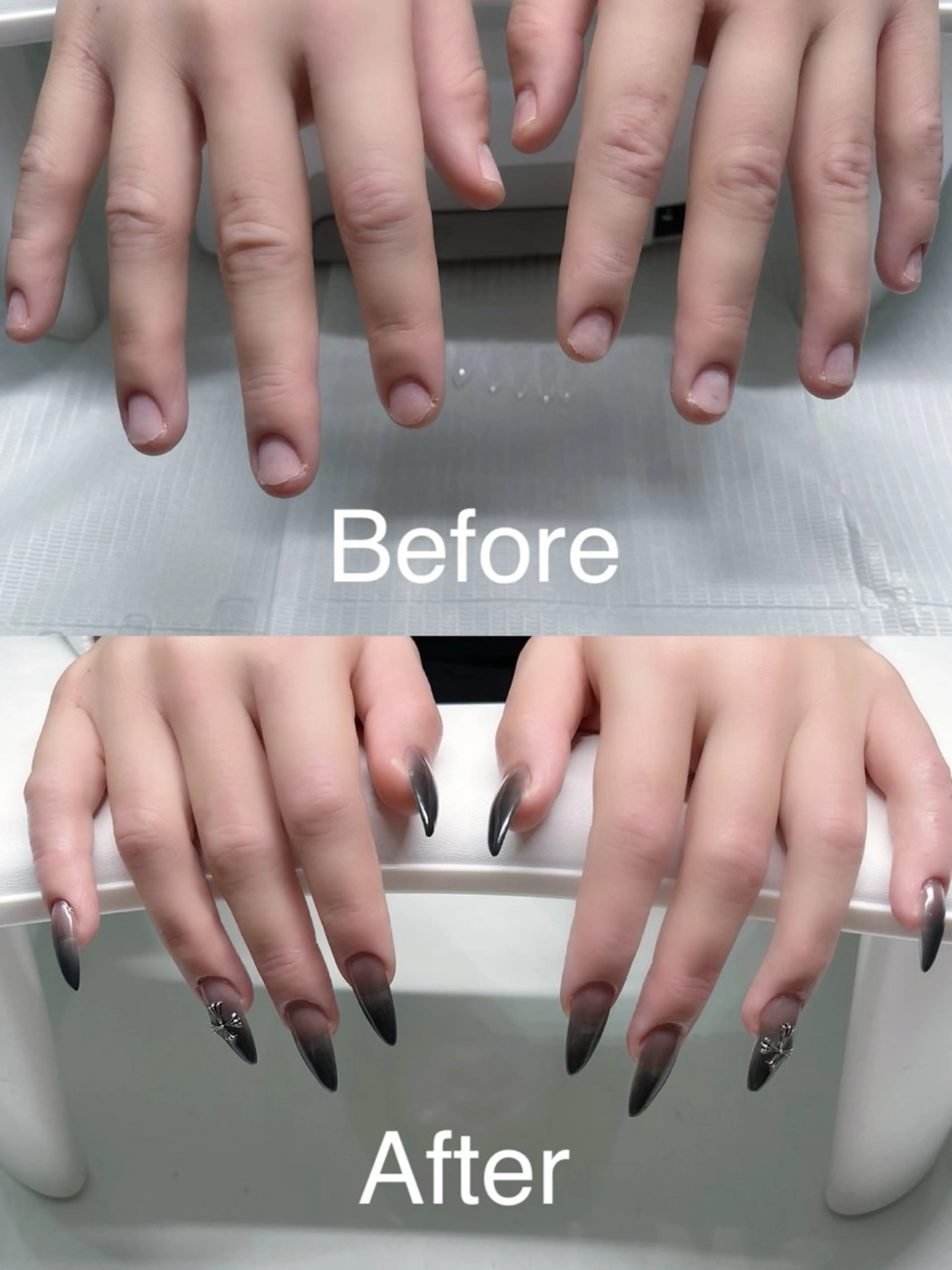 ネイル キラキラネイル マグネットネイル ワンカラーネイル スカルプネイル ワンホンネイル nine.🦋 YUKOのネイルデザイン