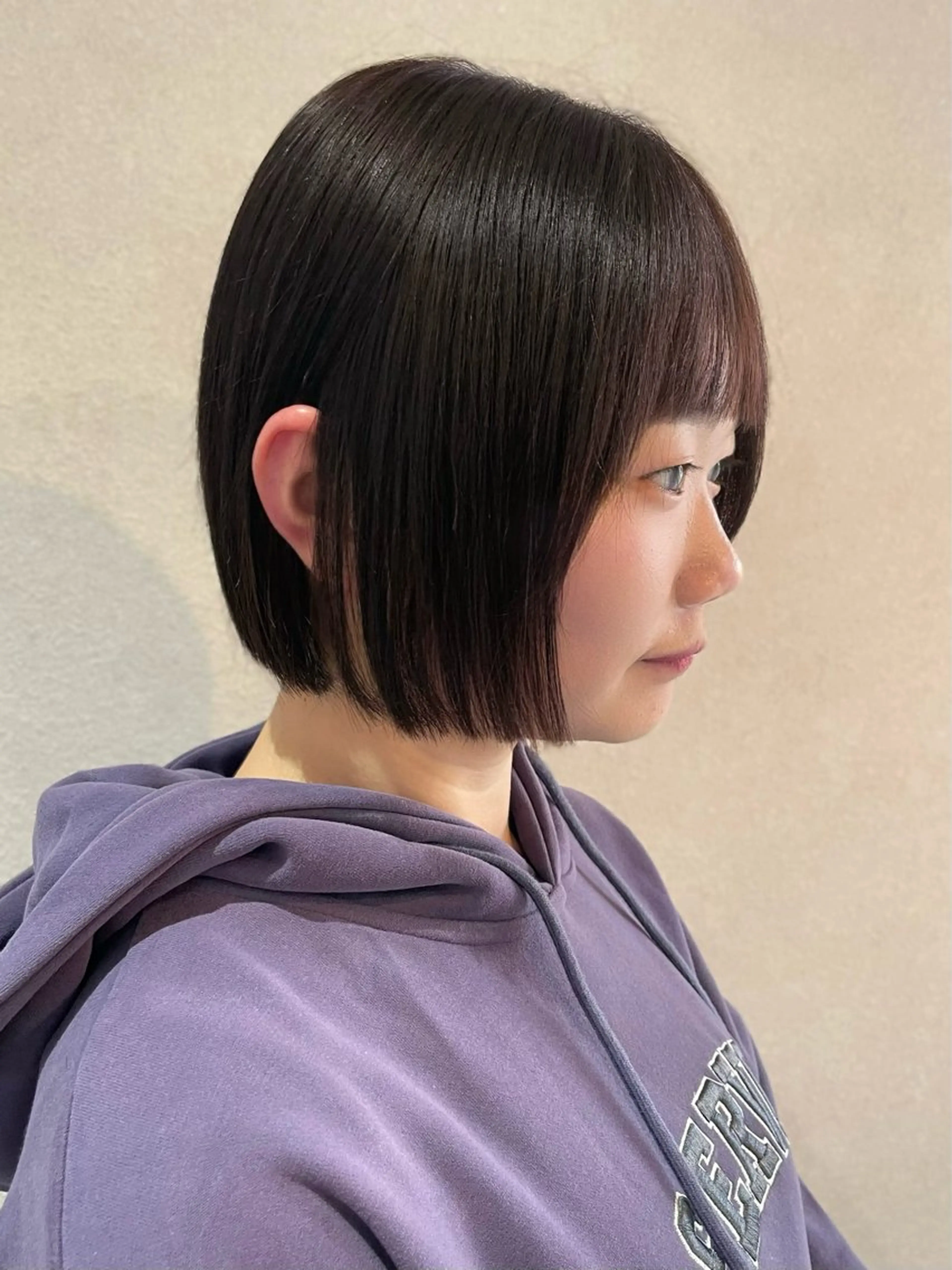 ショート カット 縮毛矯正 INCE HAIR京都四条大宮所属・似合わせカット/ 顔周りカット/まりなのヘアスタイル