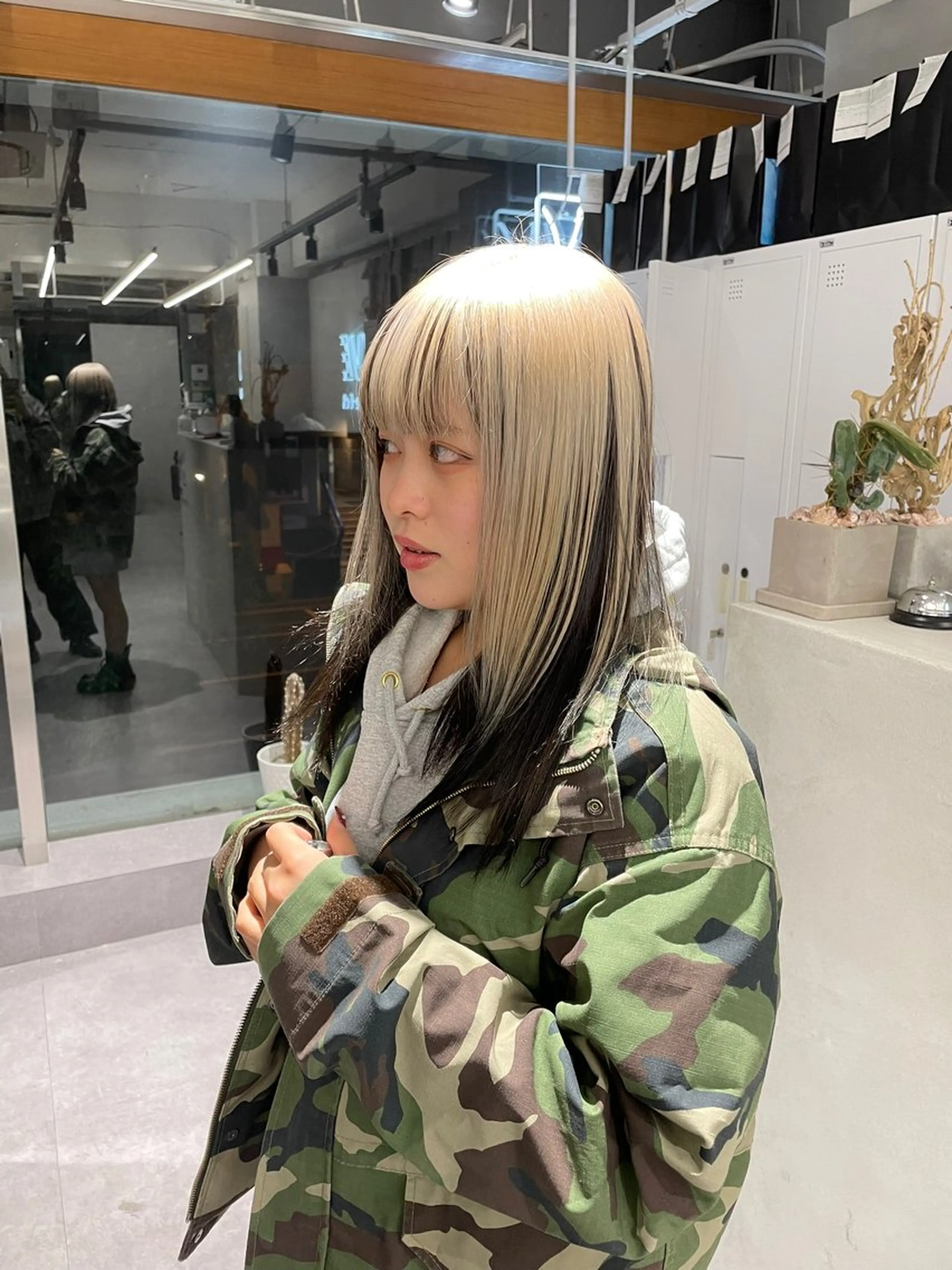 カラー カット ヘアカラー 渡辺春衣 ♡デザインカラーのヘアスタイル