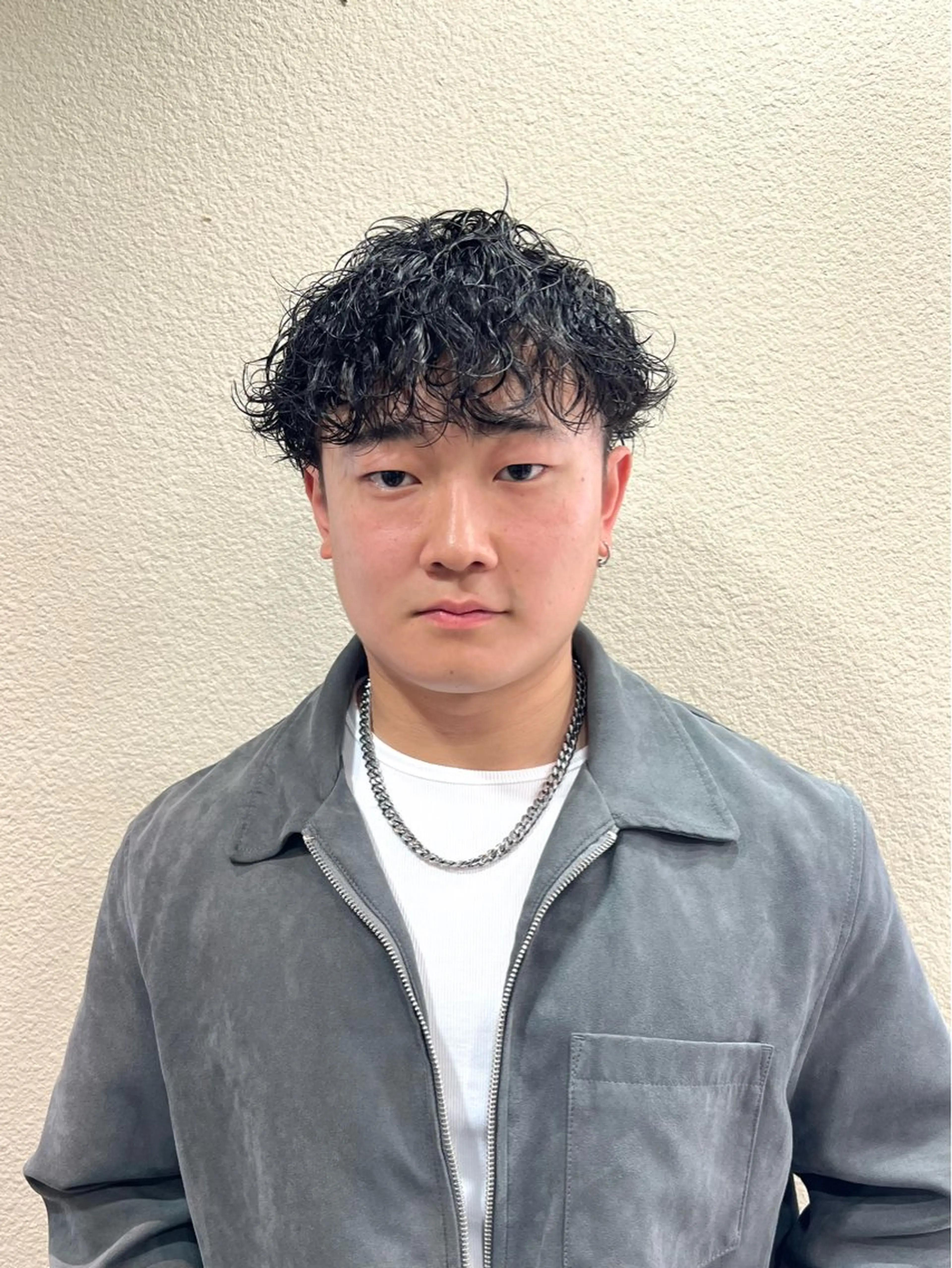 パーマ メンズ マッシュ メンズパーマ メンズツイストパーマ ツイストスパイラルパーマ 波巻きパーマ 茅ヶ崎パーマ特化/ スパイラル/ハルキのヘアスタイル