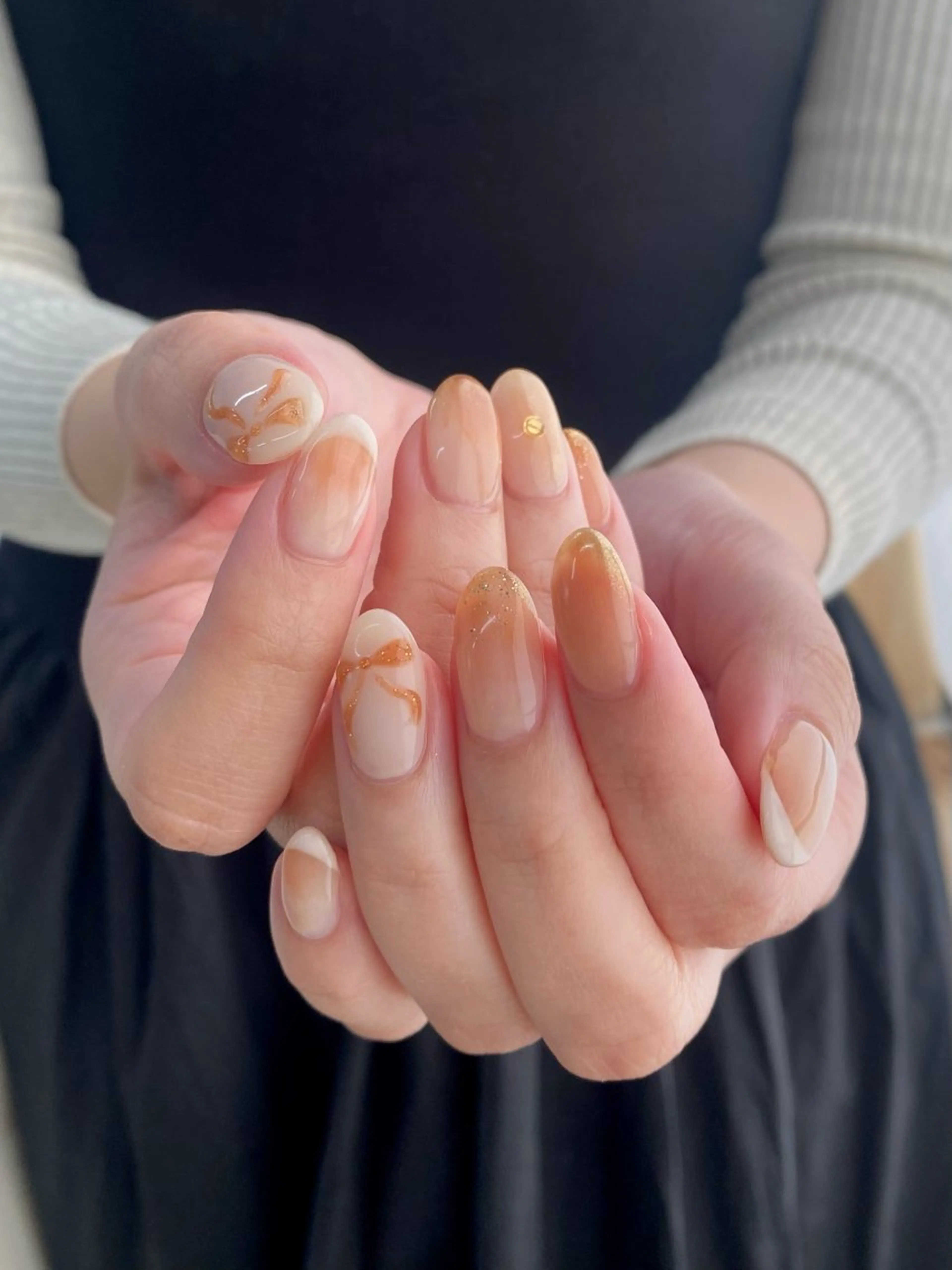 ネイル ハンドネイル nail salon CLEO所属・SAKI👒 パラジェルのネイルデザイン