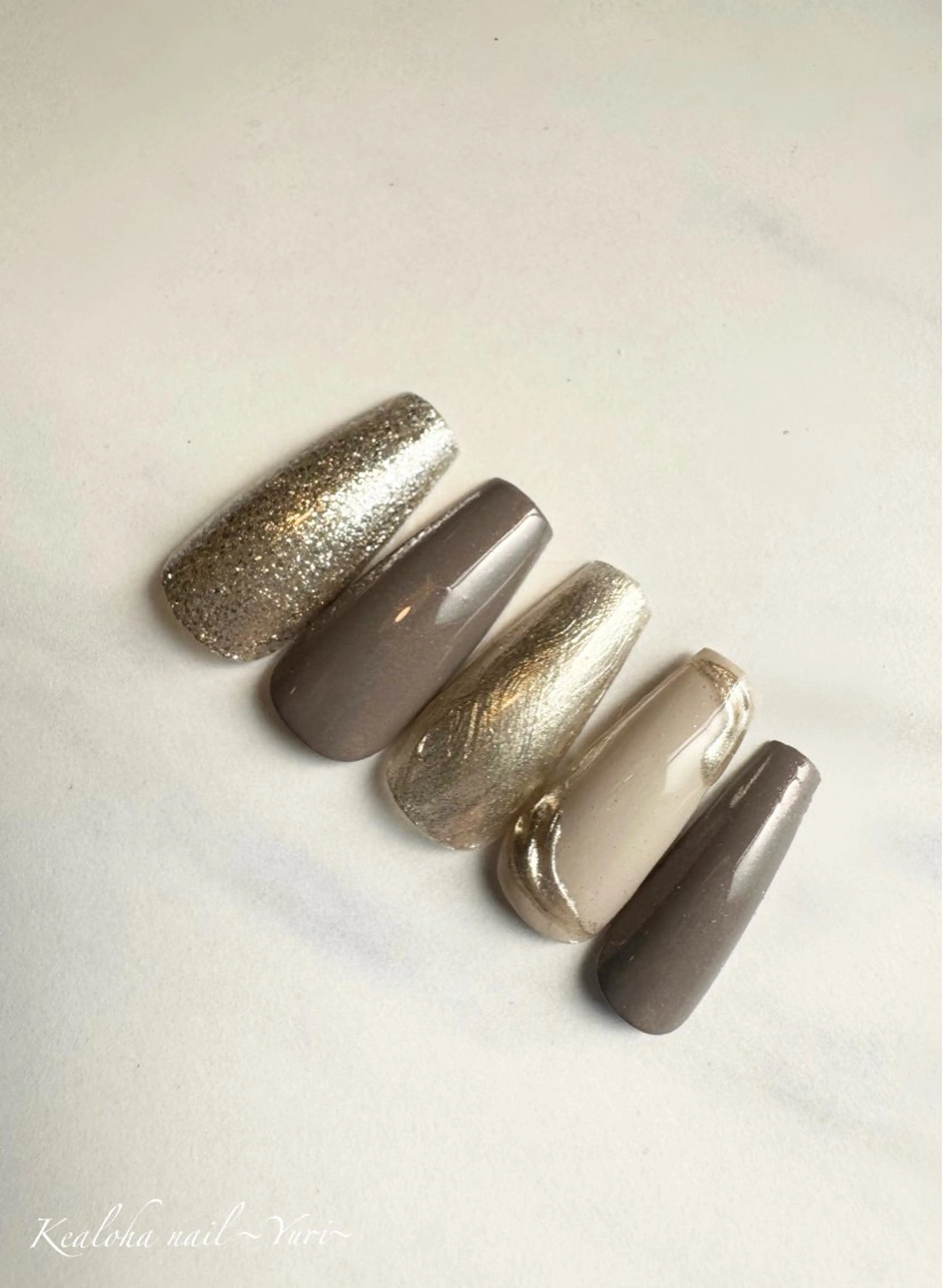 ネイル アートネイル 持ち込み Kealoha nail所属・西村 ゆりのネイルデザイン