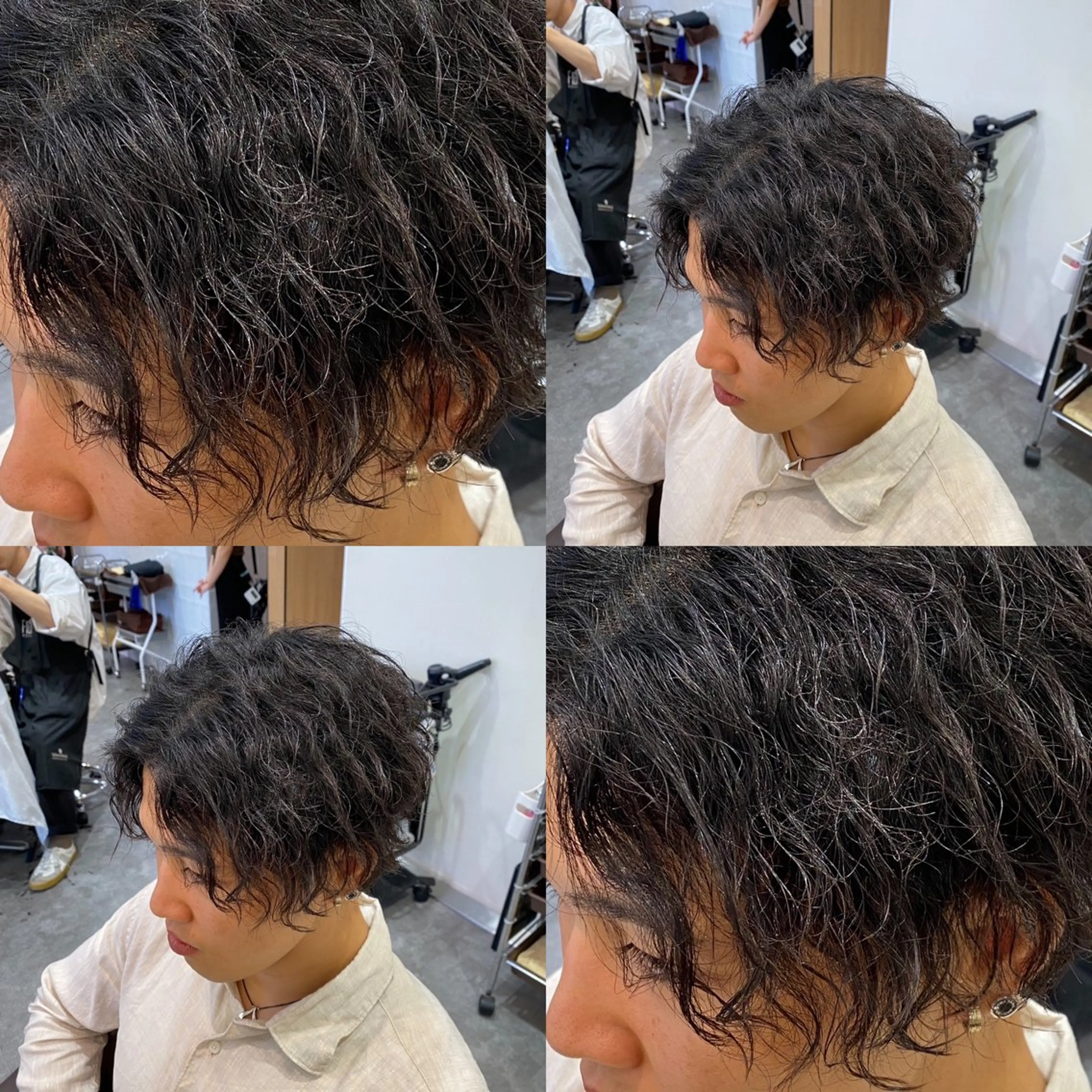 パーマ メンズ メンズ特化LIBER 石川玲央のヘアスタイル