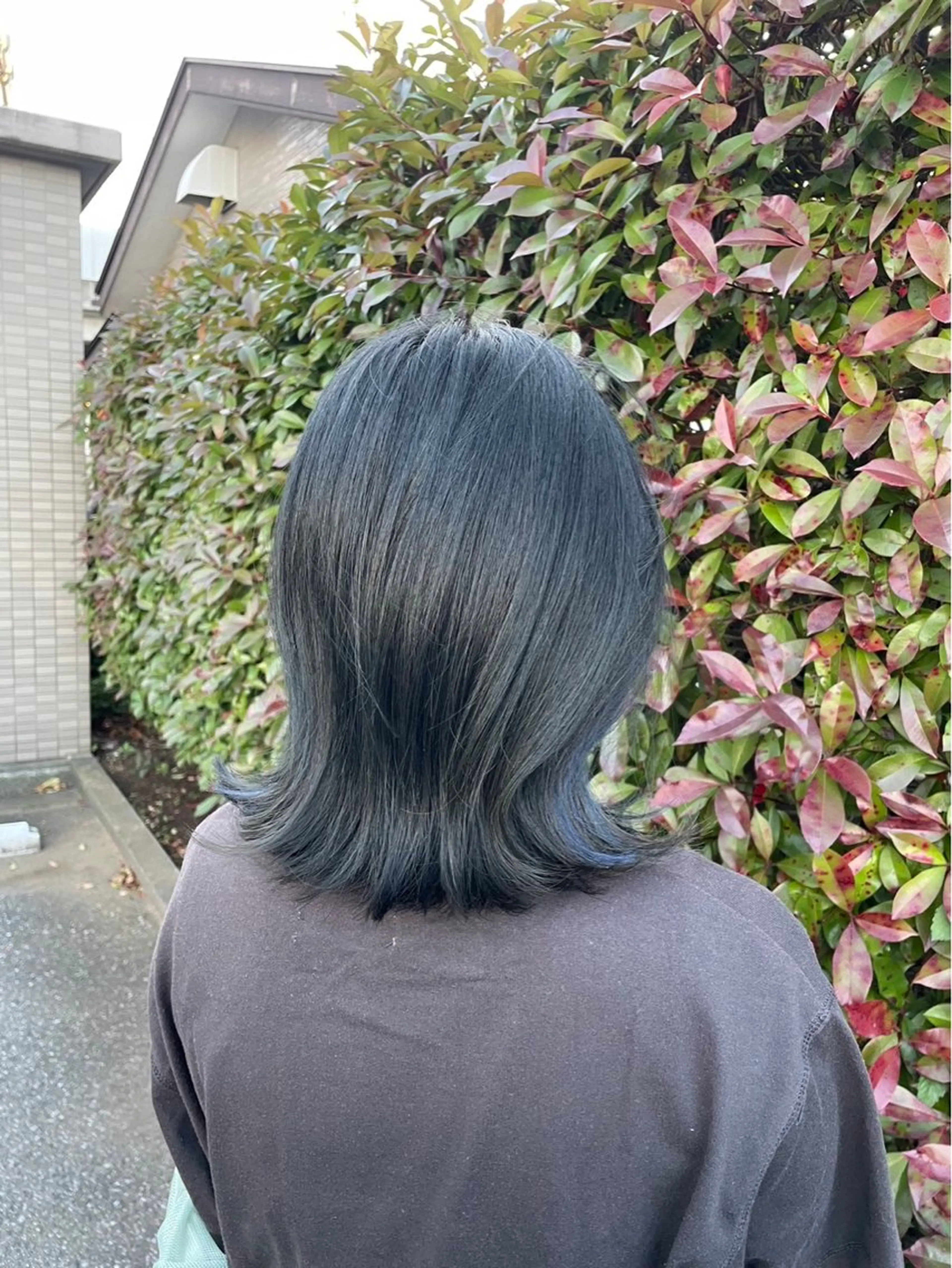 ミディアム カラー ヘアカラー ヘアセット 近藤 理子のヘアスタイル