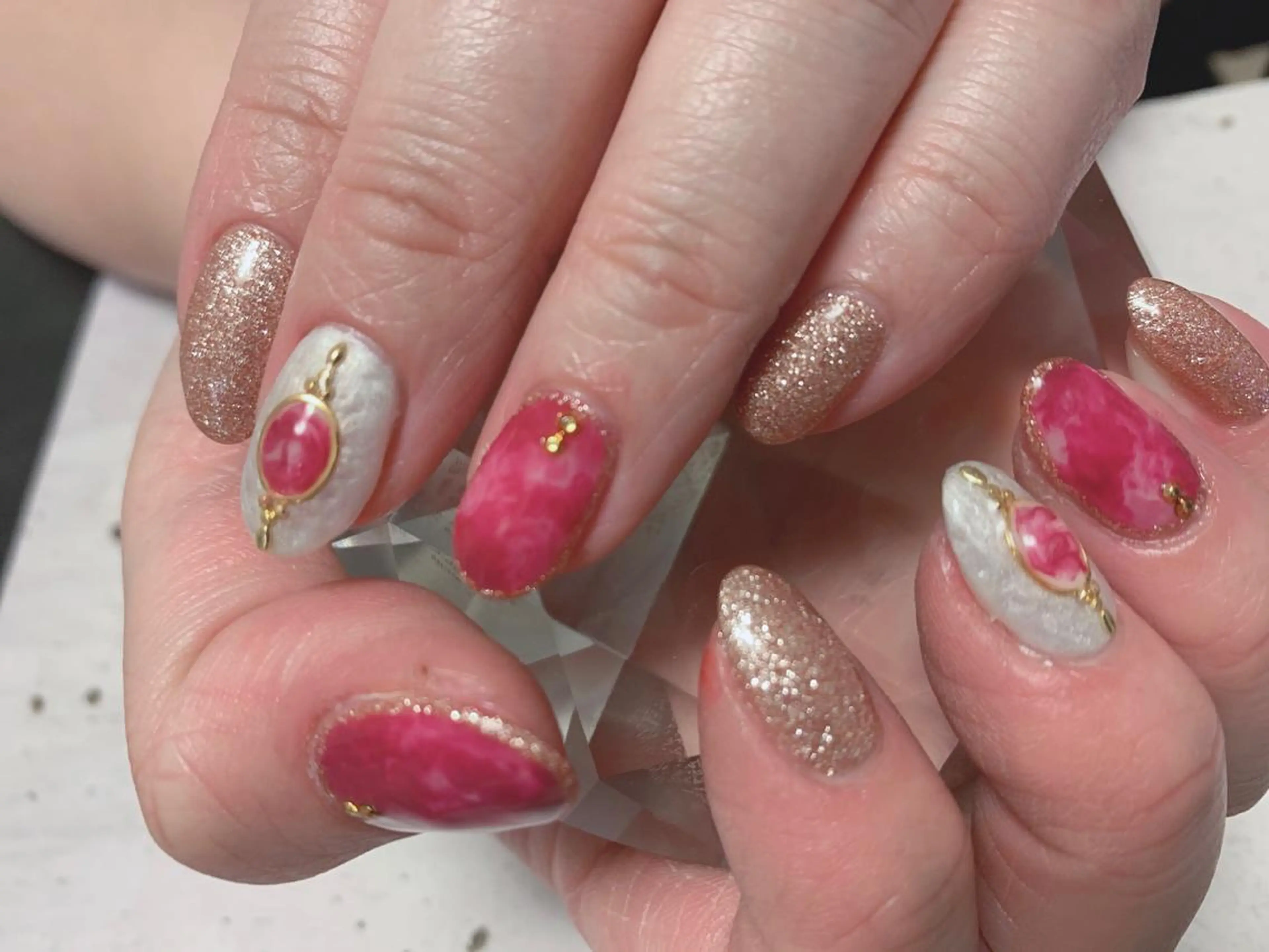 ネイル 大理石ネイル(マーブル) nico.nico.mark NAIL所属・小林 梓のエステ・リラクイメージ