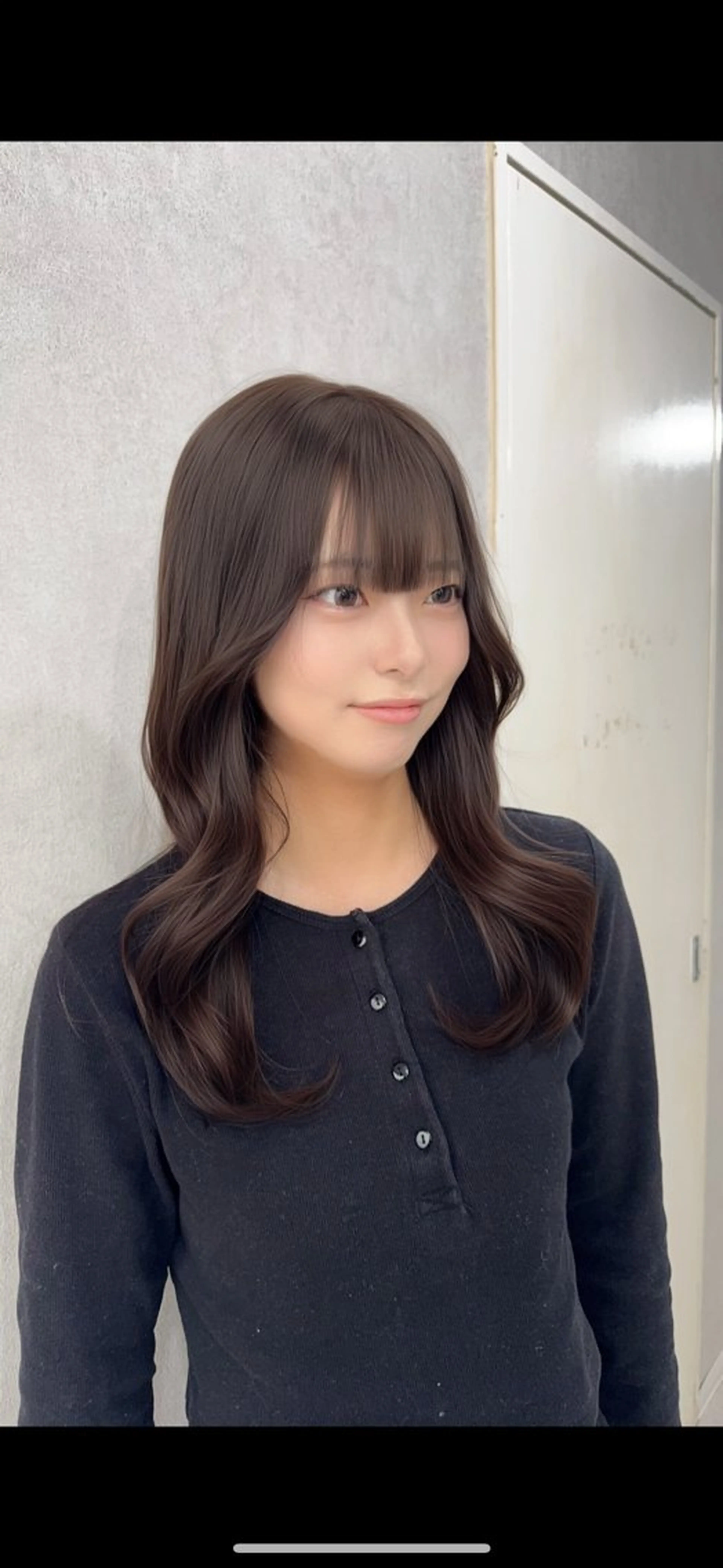 ロング カラー ベージュカラー ブラウンカラー カット ヘアカラー トリートメント 赤み無し柔らかカラー 【梅田】madokaのヘアスタイル