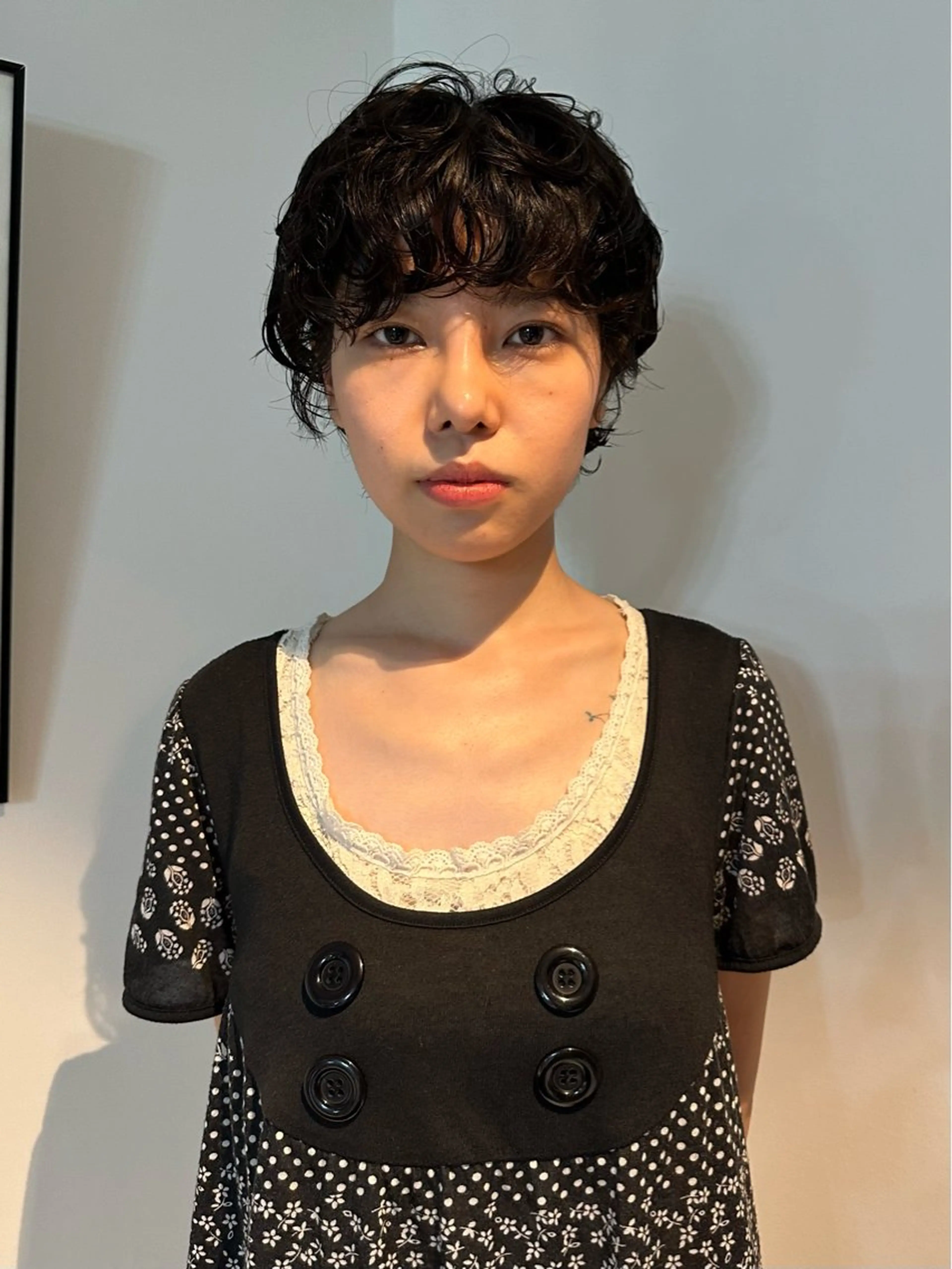 ショート カラー パーマ カット パーマ 🎀オイダイラ モモカ🎀のヘアスタイル