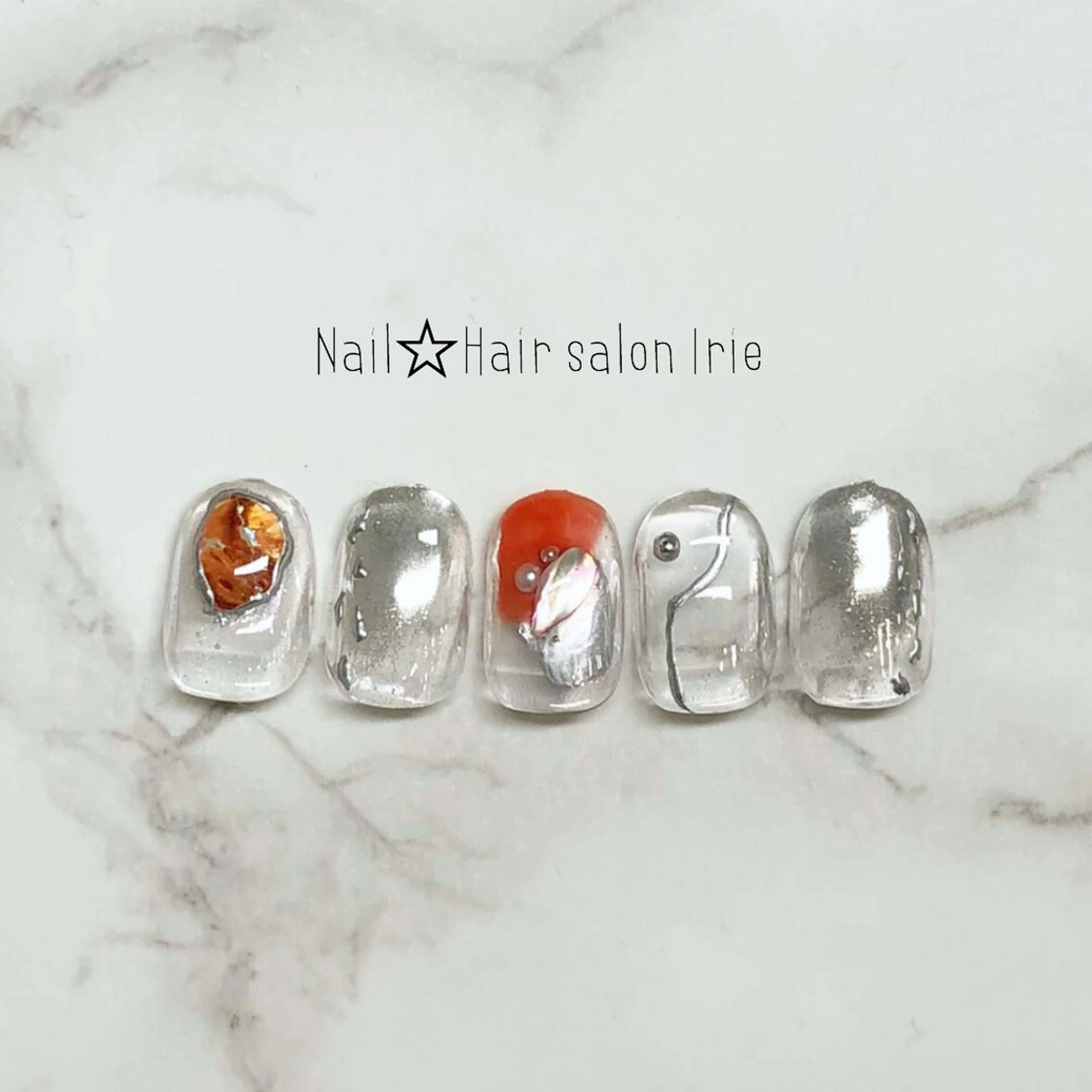 ネイル Hair salon Irie所属・與儀 知佳のネイルデザイン