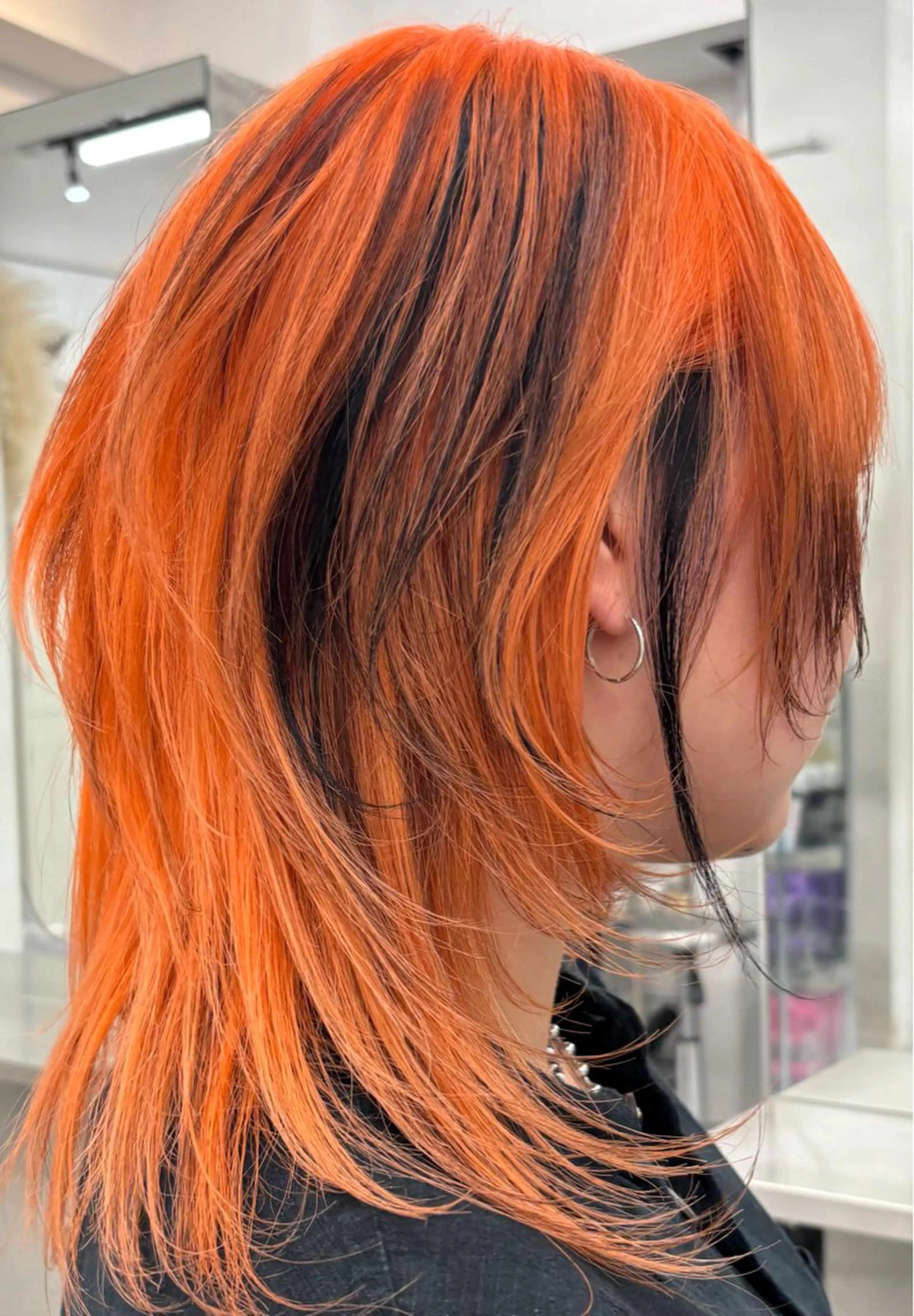 カラー ブロンド オレンジ ✂︎渋谷✂︎ ADITIONのヘアスタイル