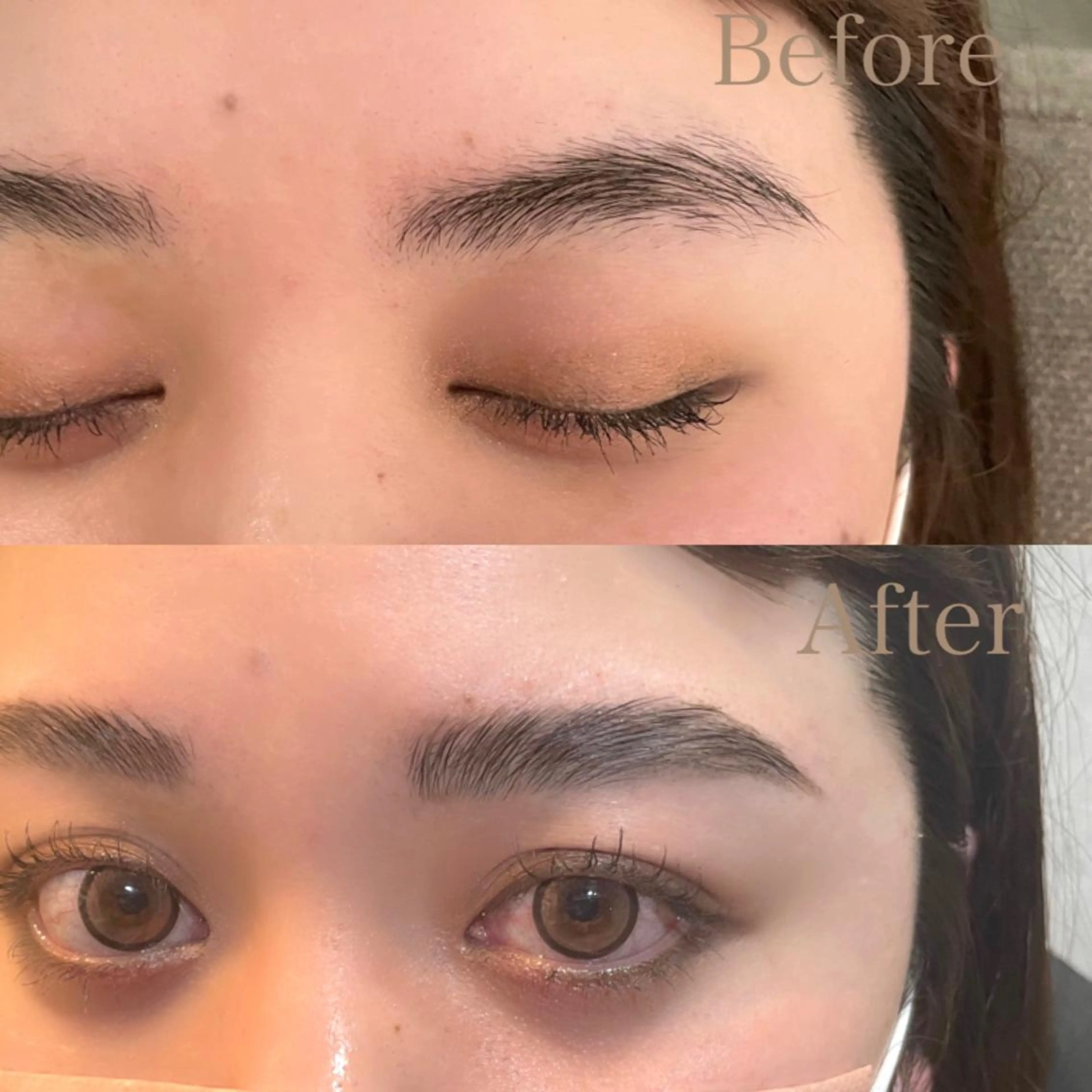 アイブロウ ハリウッドブロウリフト バイフルール アイラッシュサロンのマツエク・マツパデザイン