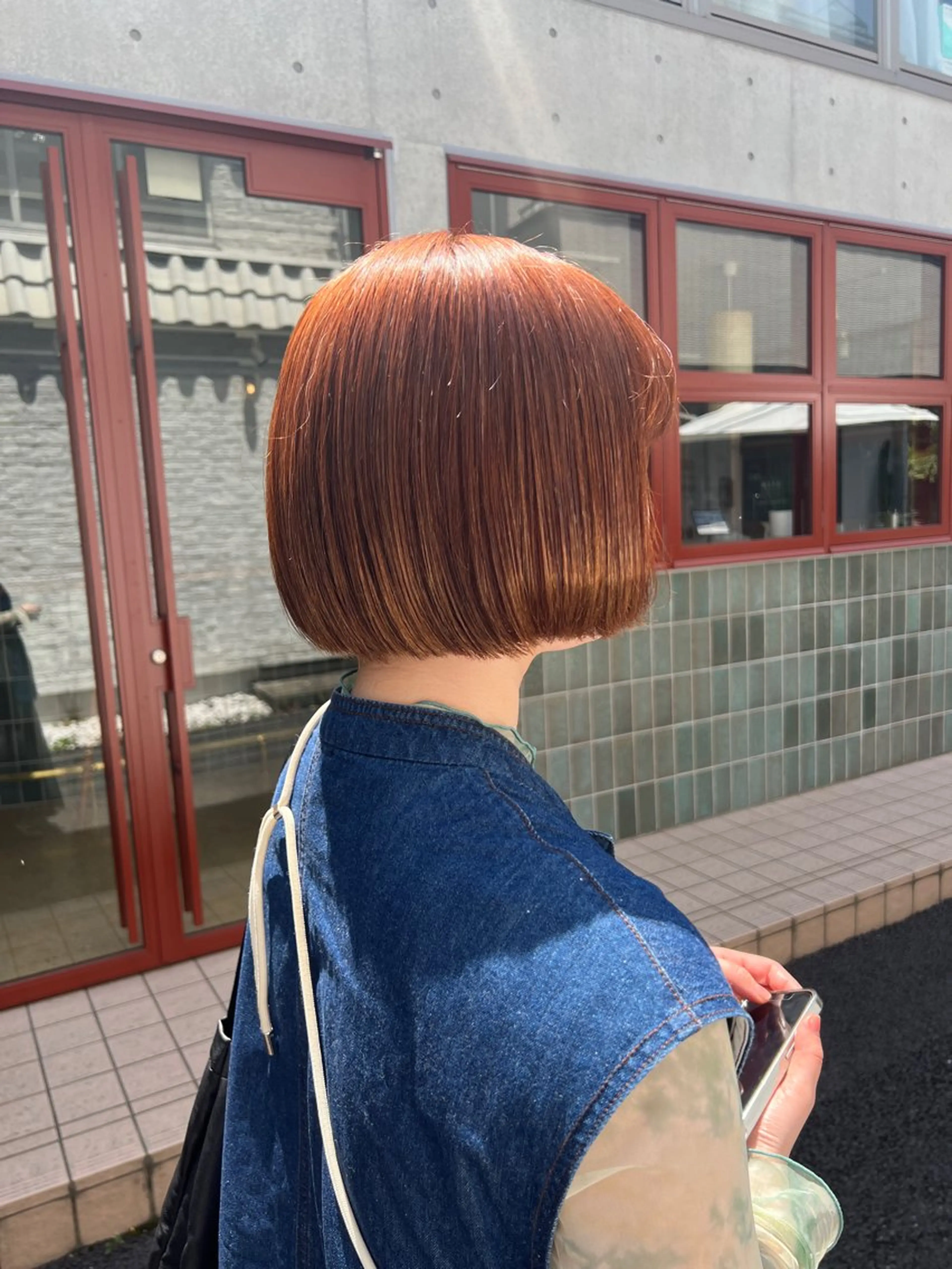 ショート カラー パーマ/ボブ /レイヤー チヒロのヘアスタイル