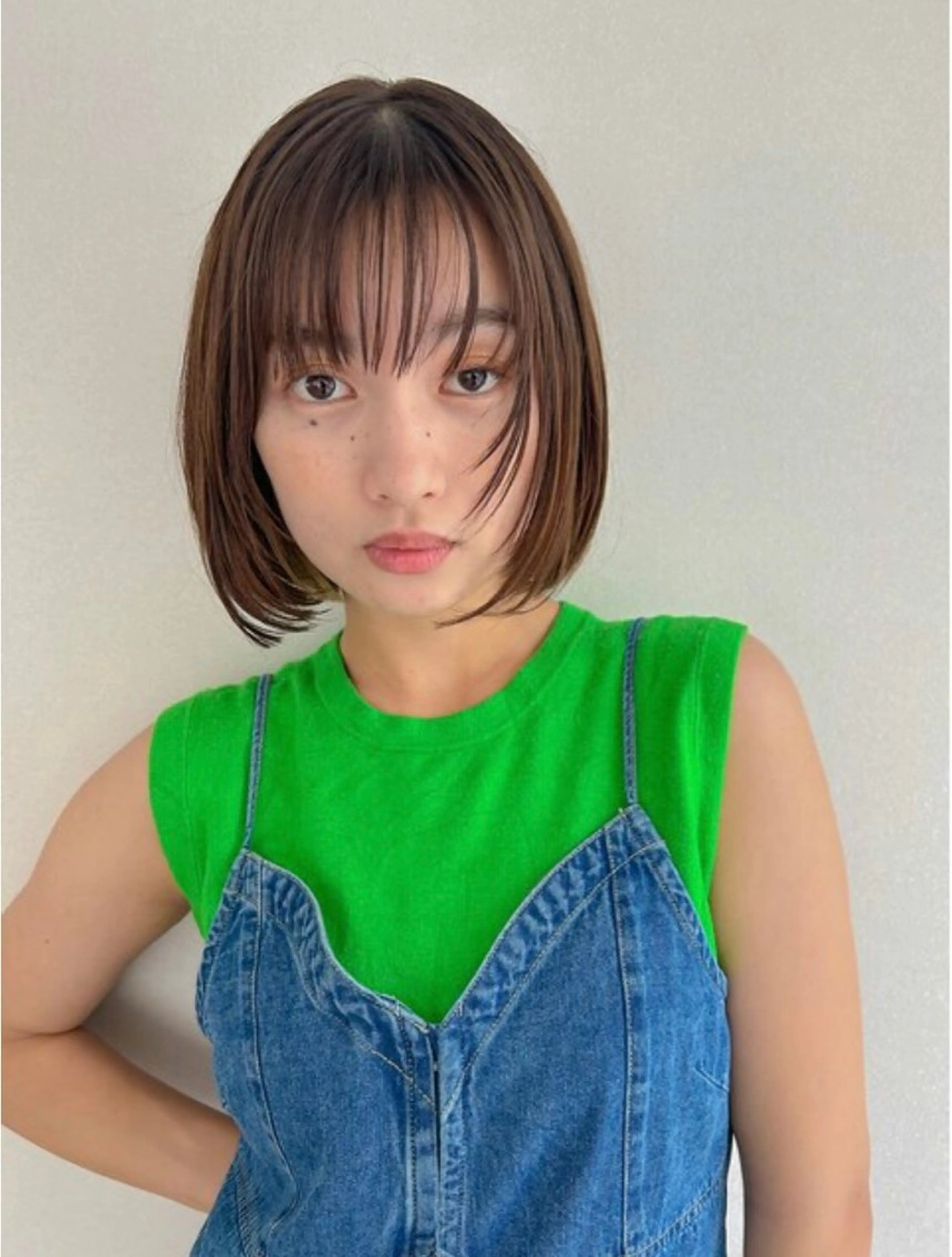 ミディアム FERIA梅田🖤 透明感カラー🎀のヘアスタイル