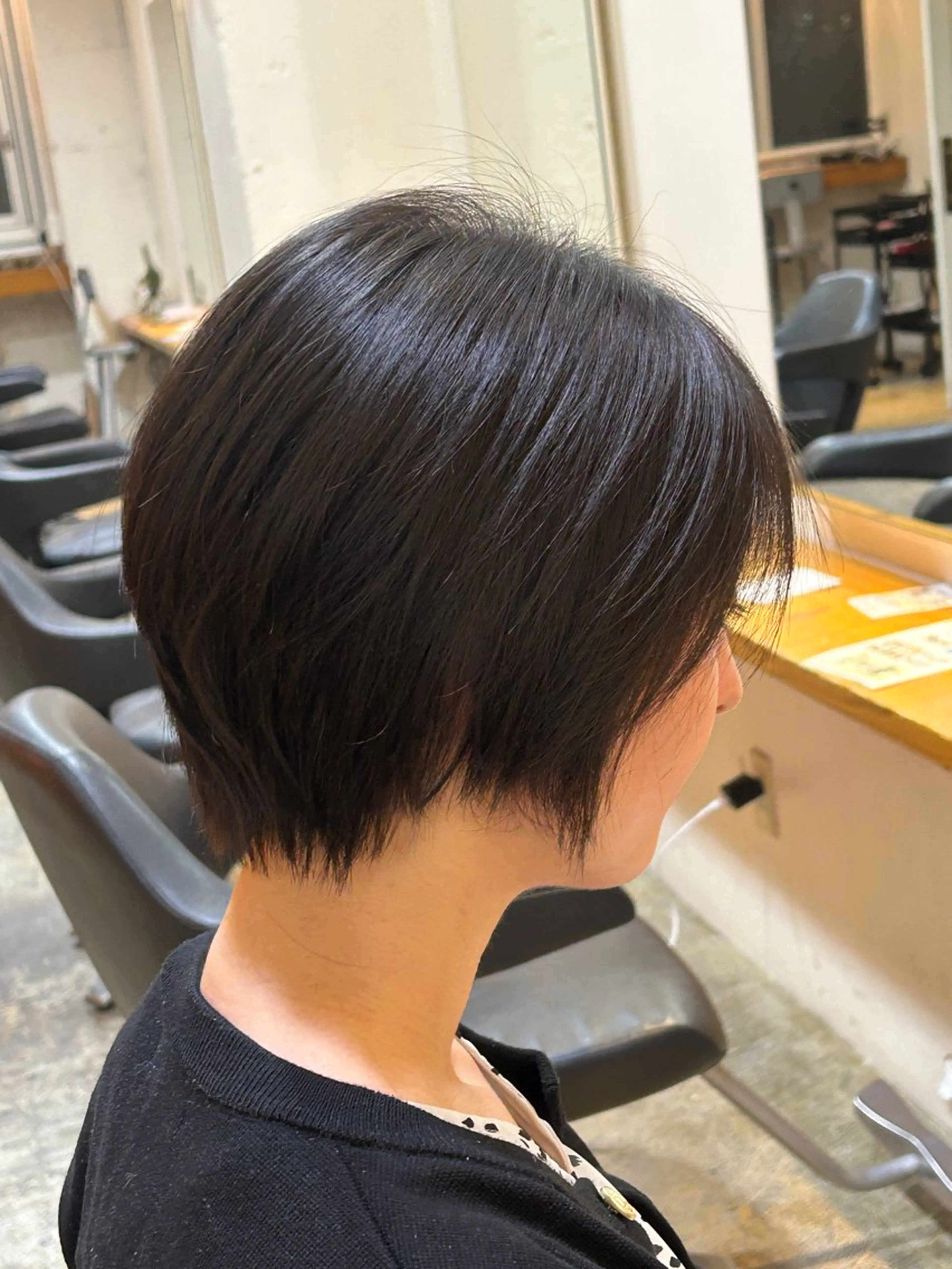 ショート ナチュラル大人っぽい スタイル　MAORIのヘアスタイル