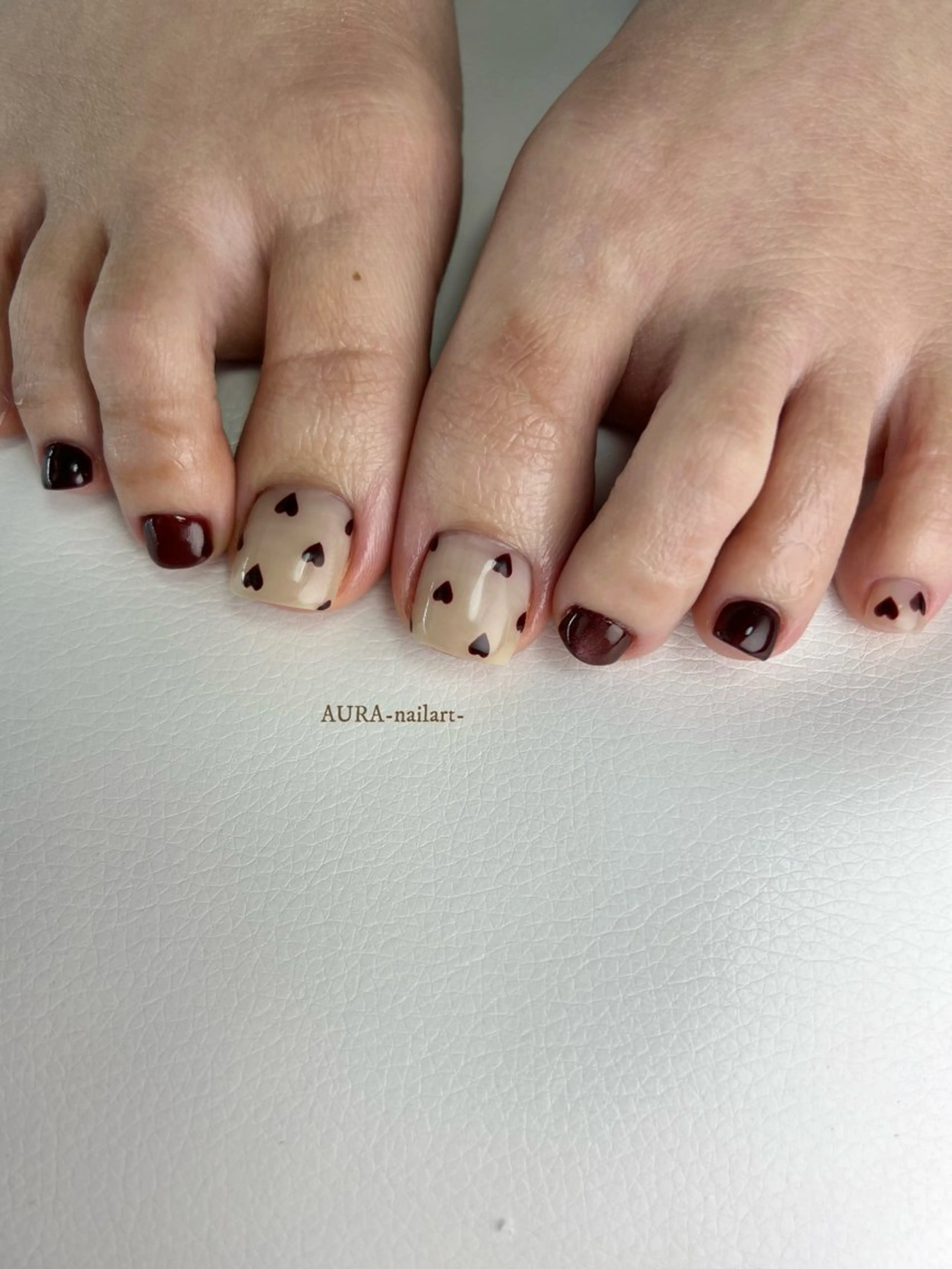 ネイル ハンドネイル AURA nailartのネイルデザイン