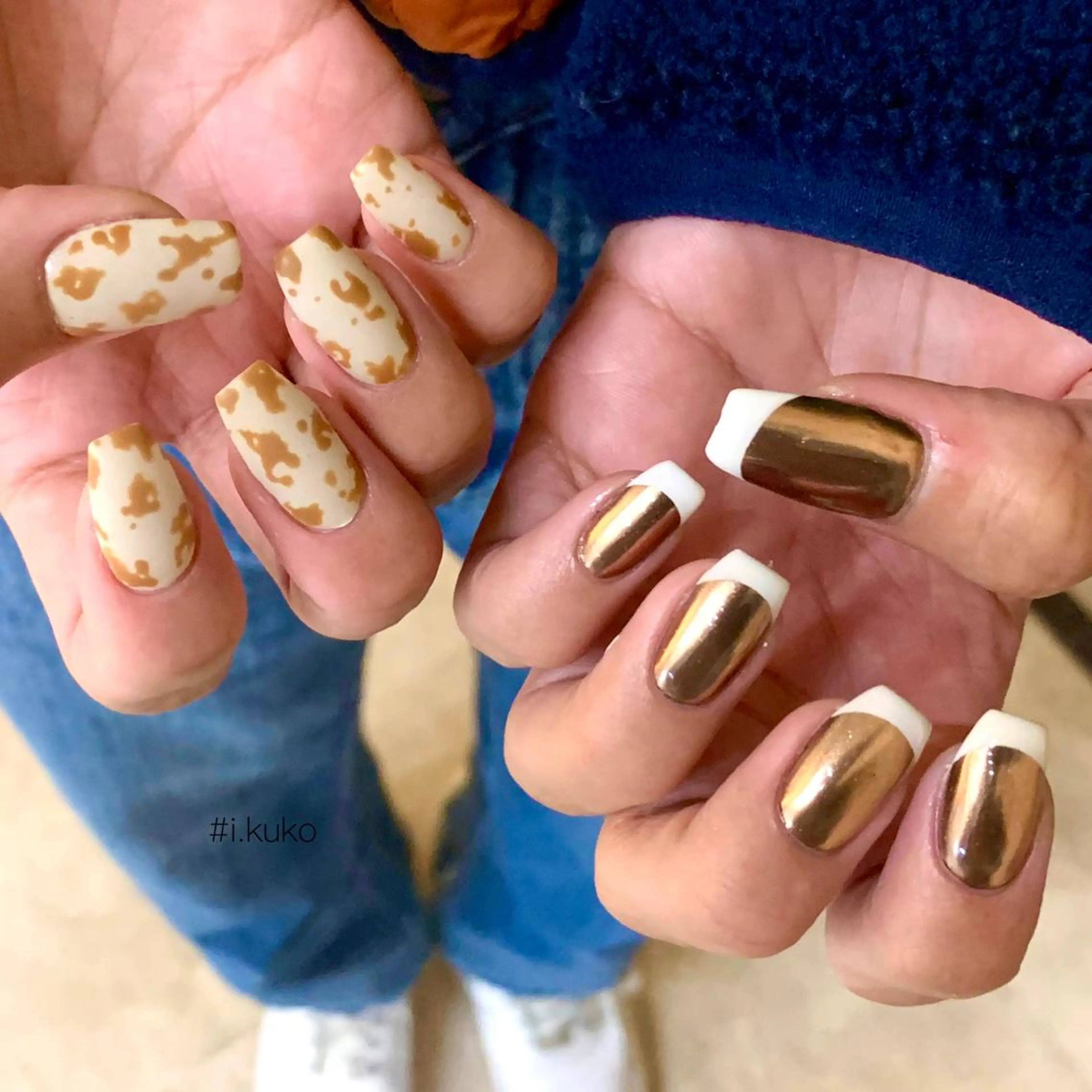 ミディアム ネイル Chipieee Ikukoのネイルデザイン