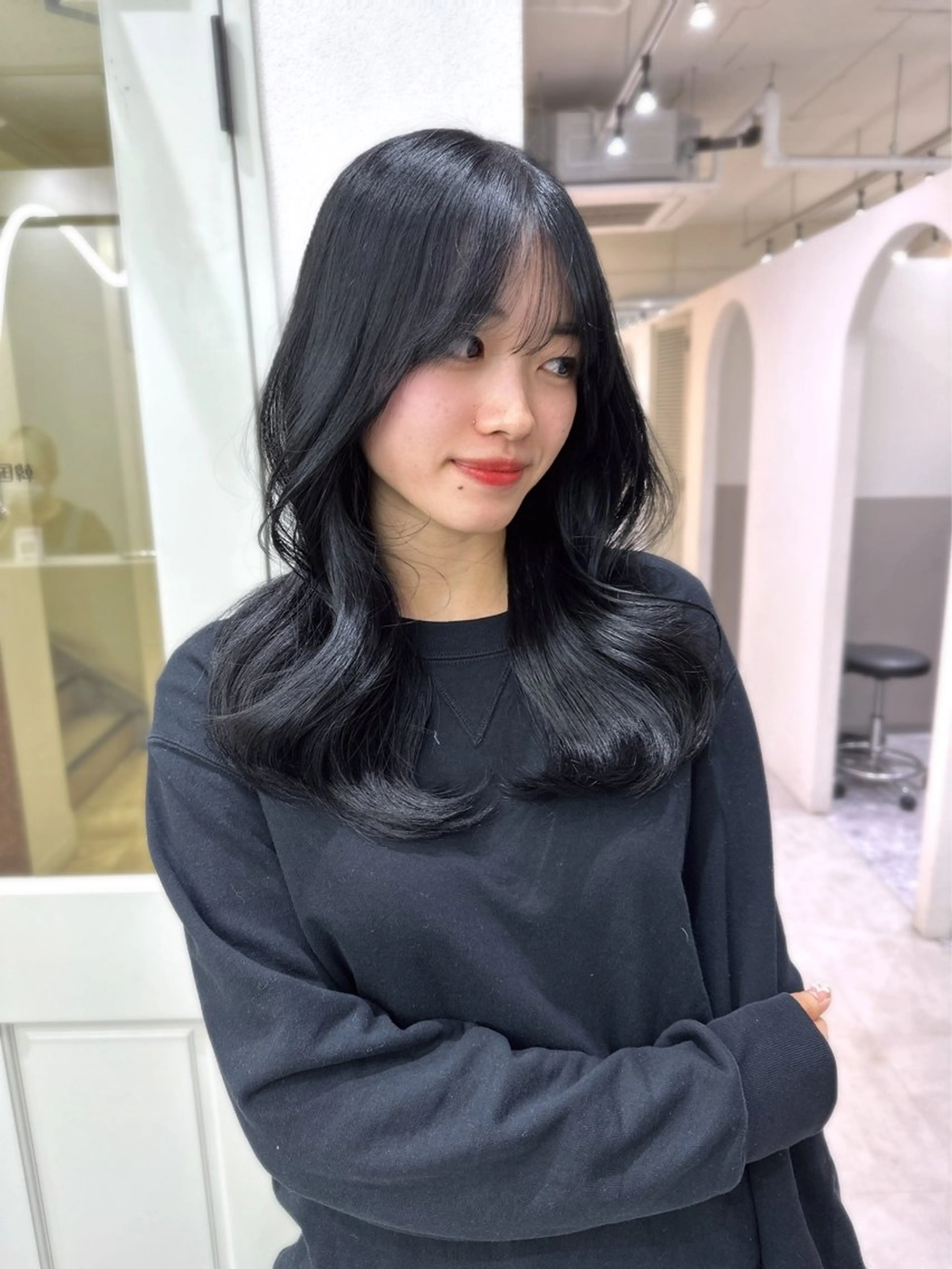 ミディアム カット ヘアカラー トリートメント 🦋トレンドヘア🦋 竹内克弥のヘアスタイル