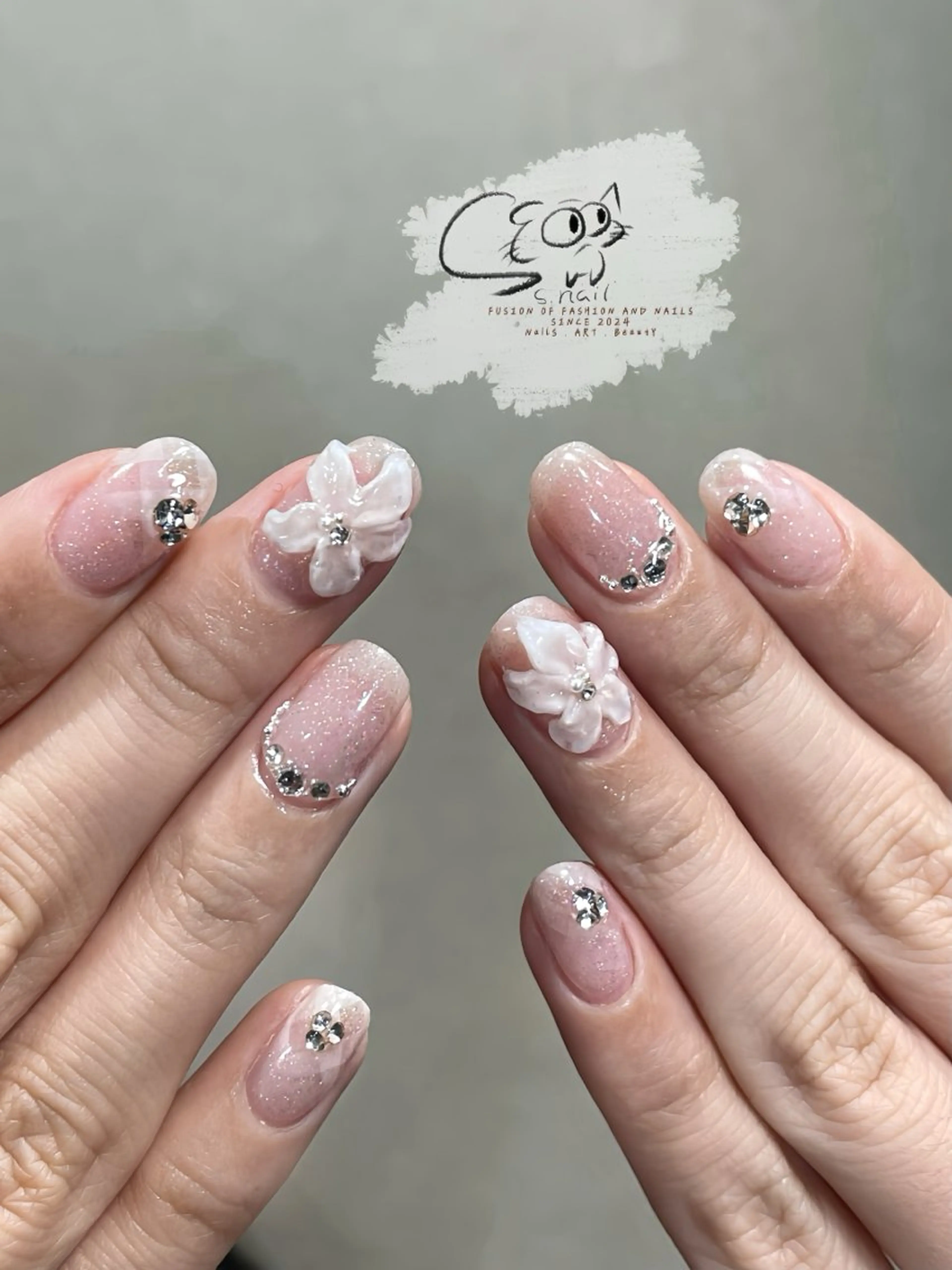 ネイル チークネイル フレンチネイル グラデーション マグネットネイル ワンカラーネイル ハンドネイル S.nail所属・S.nail _のネイルデザイン