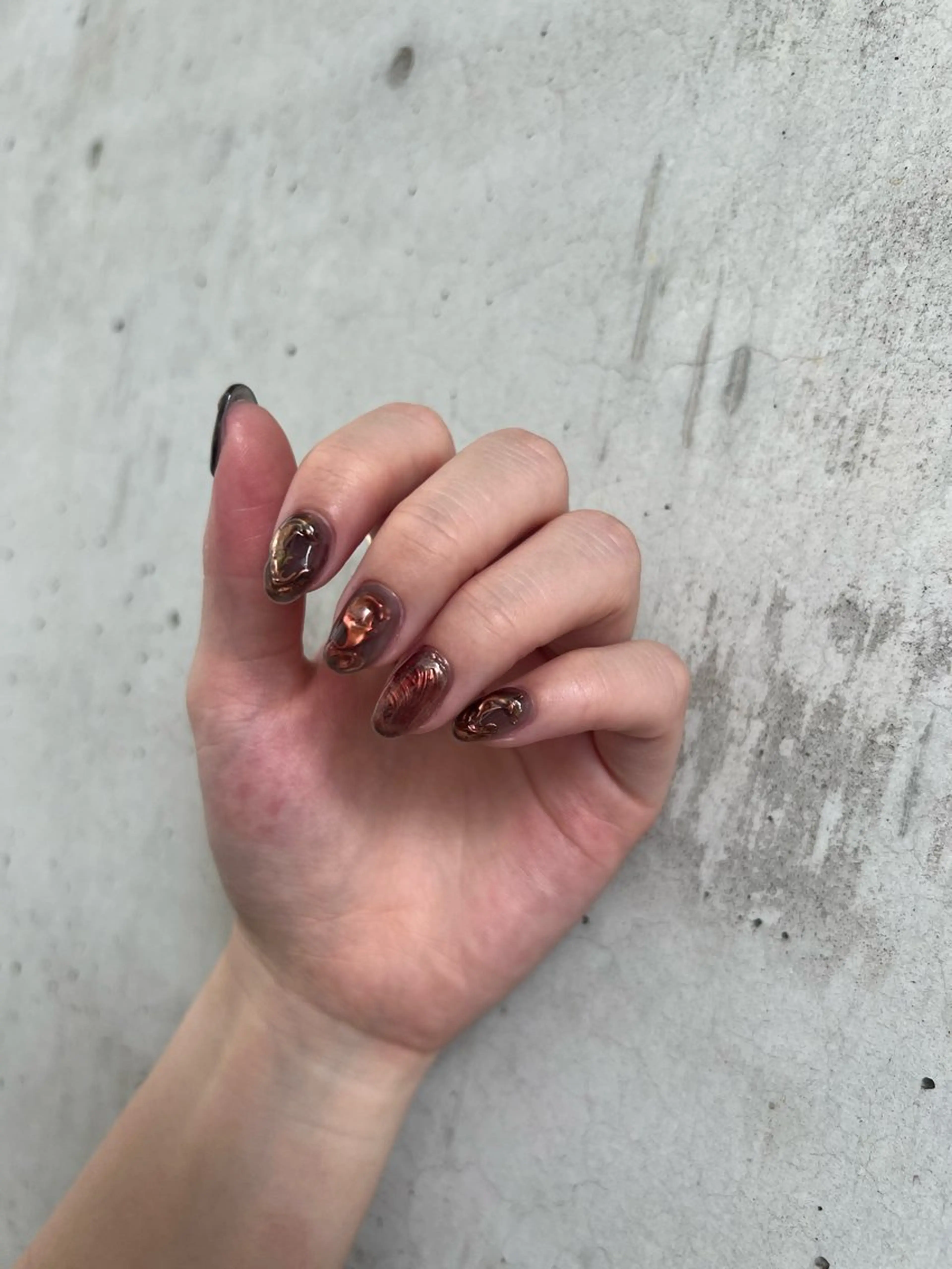 ネイル 持ち込み ニュアンスネイル Charme. NOBUKOのネイルデザイン