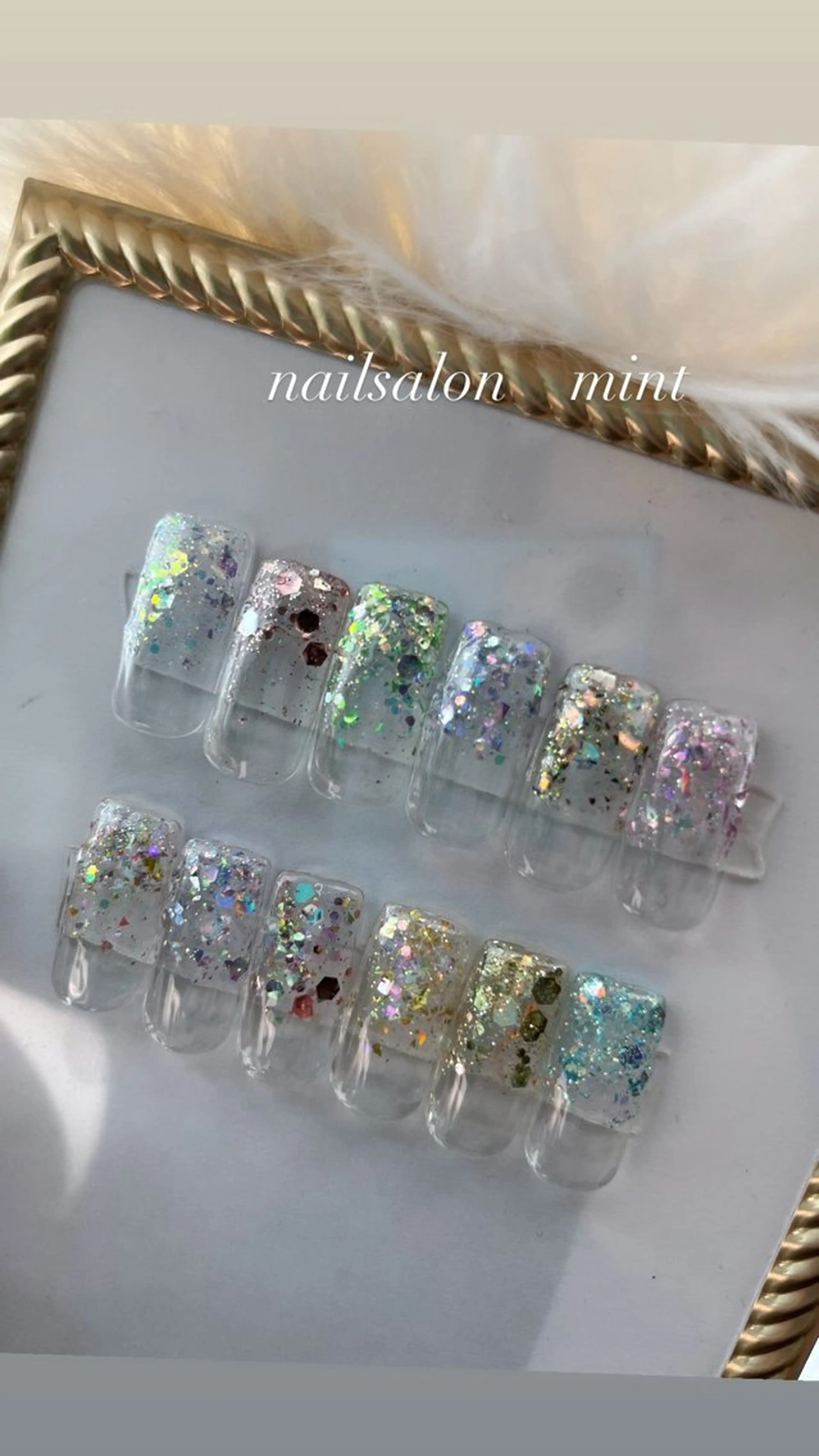 【オフなし】ラメグラデーションの写真