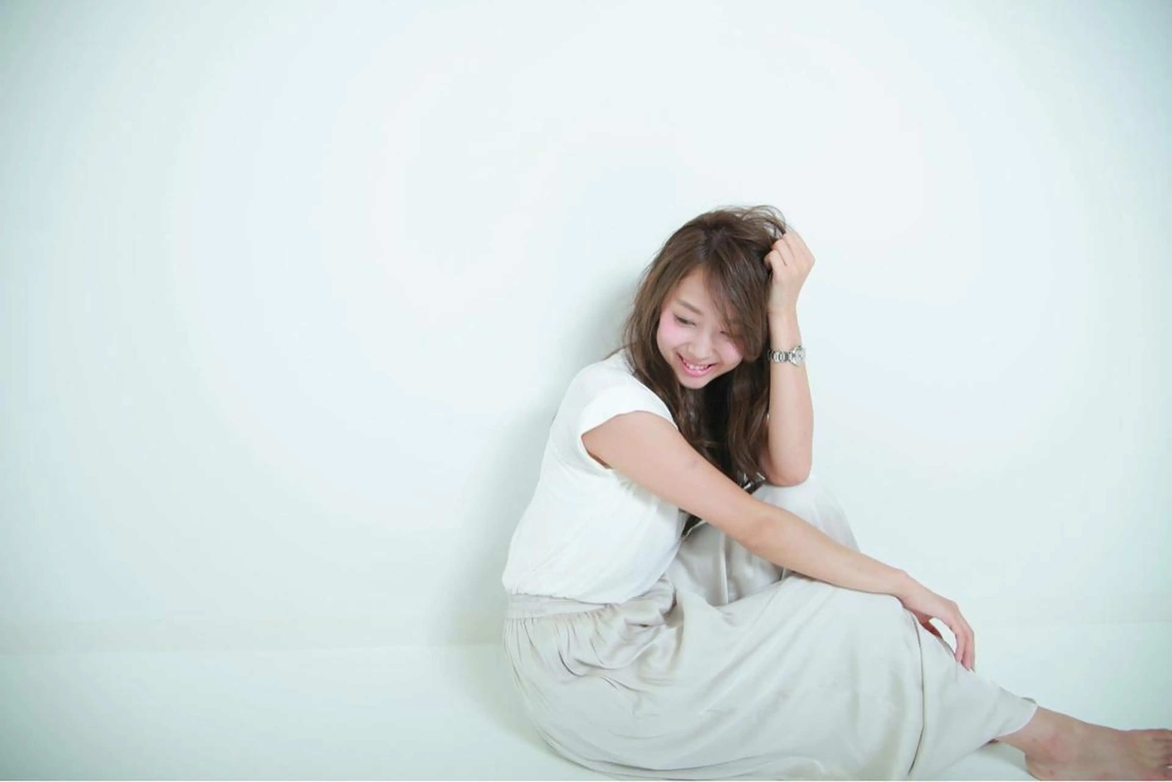 ロング カラー ヘアアレンジ knock【ノック】所属・烏丸韓国ヘア🇰🇷 ayaka🎀のヘアスタイル