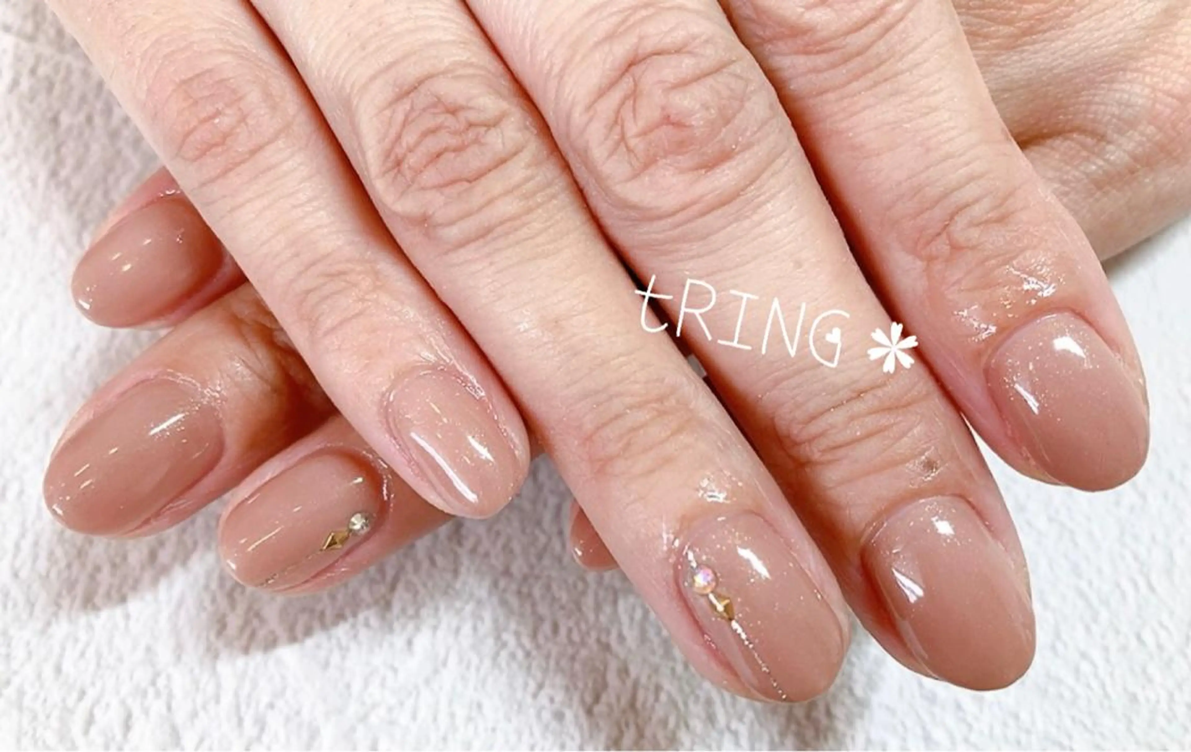 ネイル ハンドネイル tRING＊ しいの木台のネイルデザイン