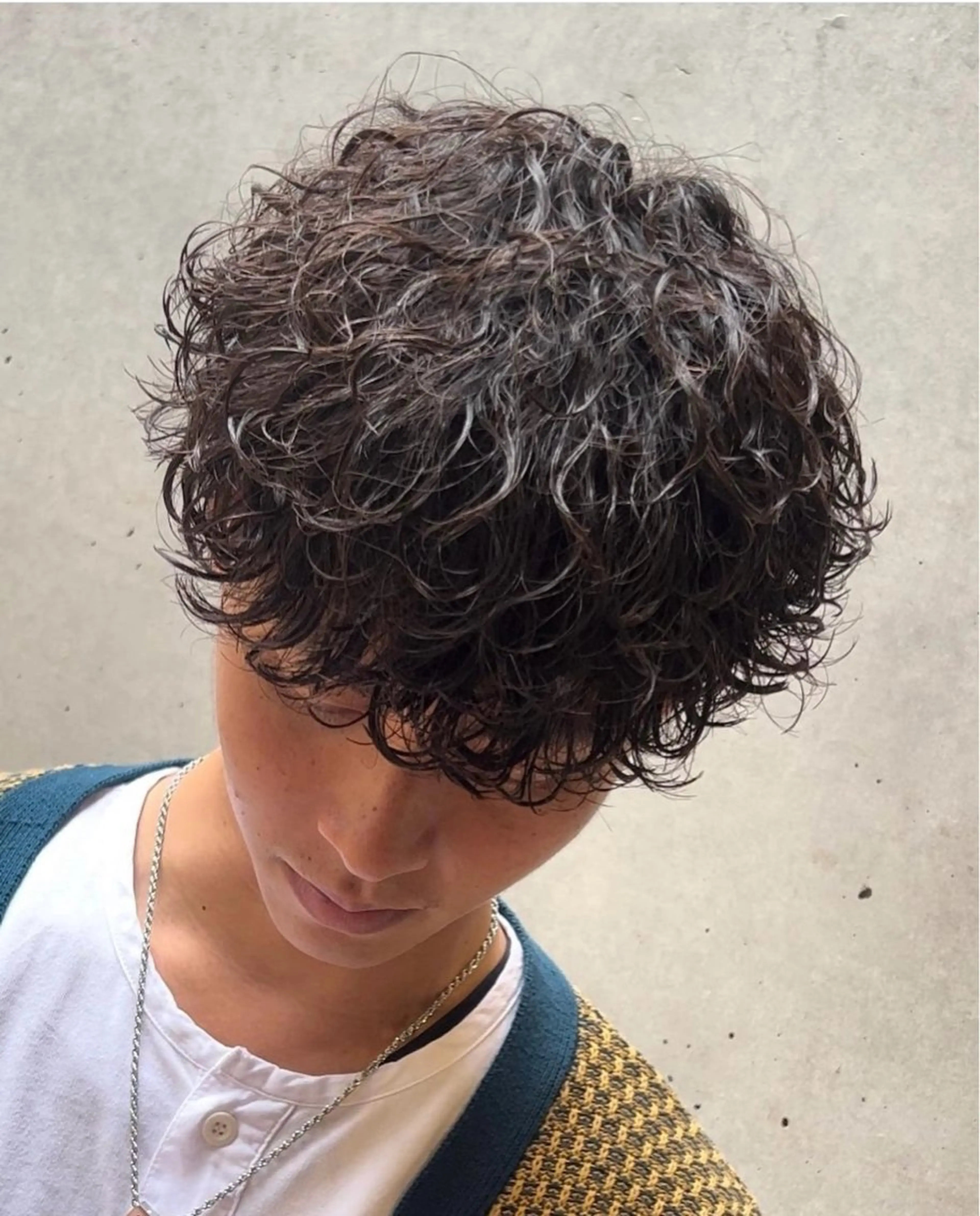 パーマ メンズ メンズパーマ 波巻きパーマ イーストバイエルゴ川崎東口所属・永島 諒のヘアスタイル