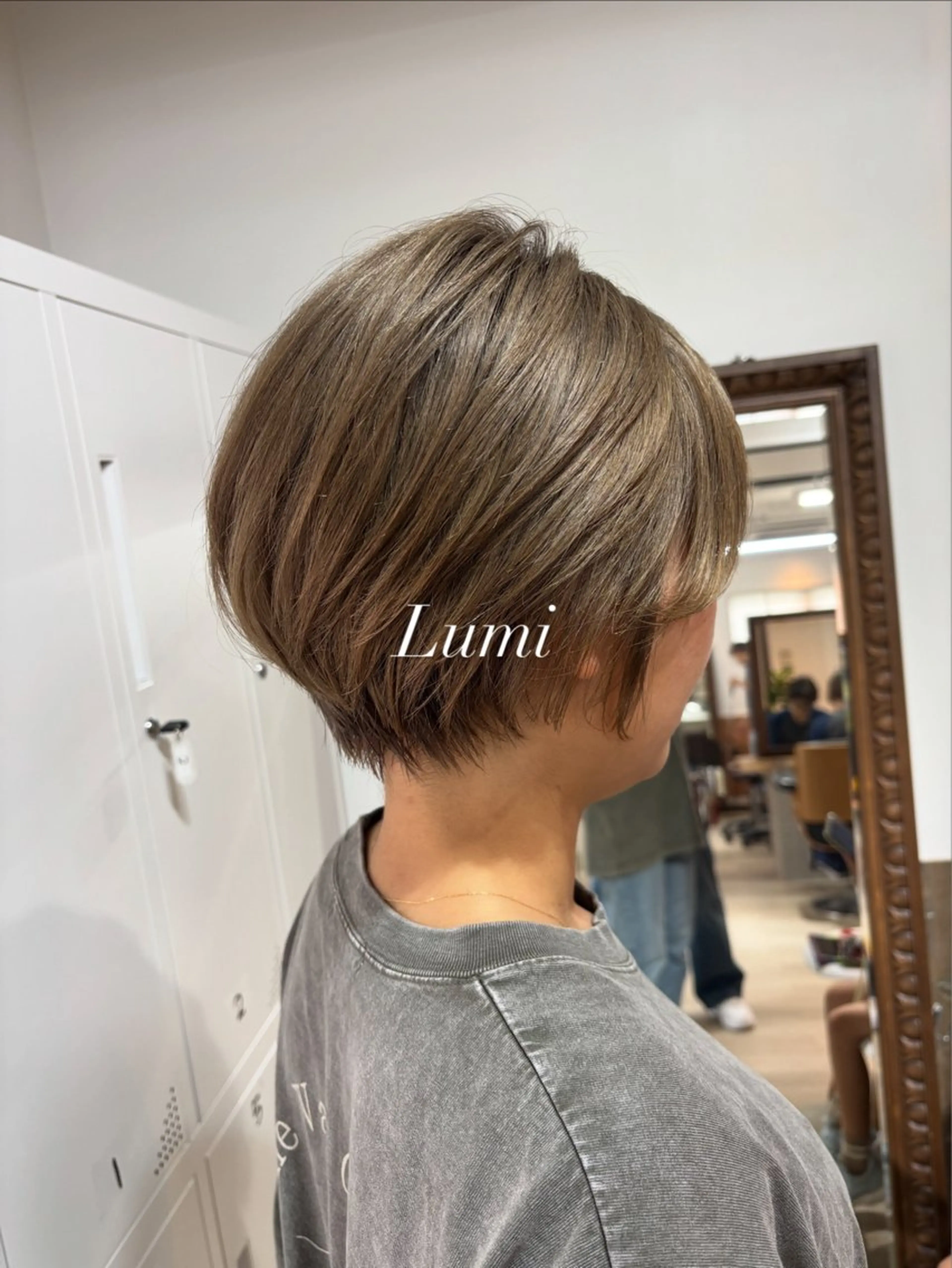 ショート カラー ショートヘア 小顔カット カット ヘアカラー トリートメント 大人女性髪質改善 /Lumi/ルミのヘアスタイル