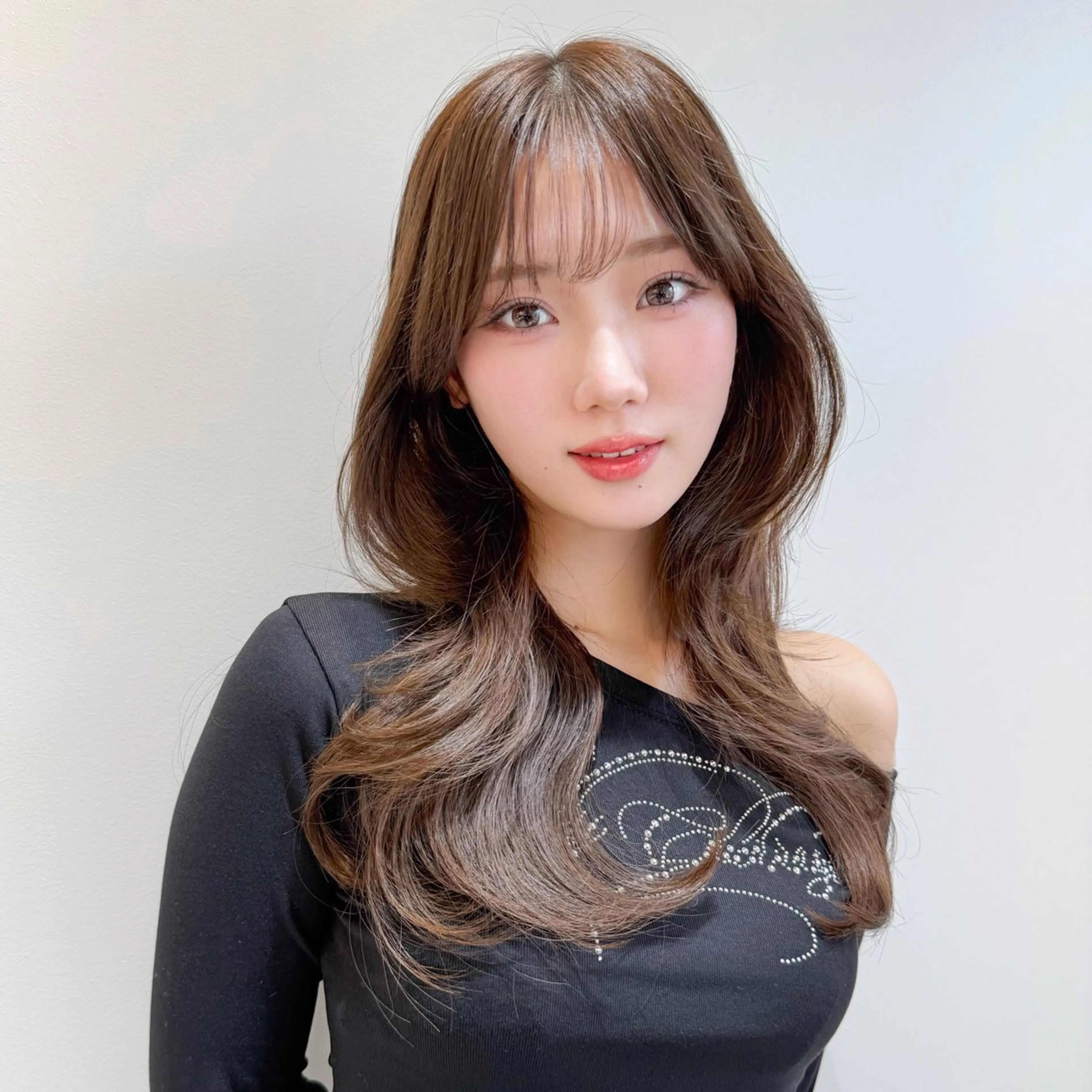 ロング くびれヘア 髪質改善 ヨシンモリ 韓国風ヘア レイヤーカット 原宿/韓国レイヤー ボブ/顔周りYasuのヘアスタイル