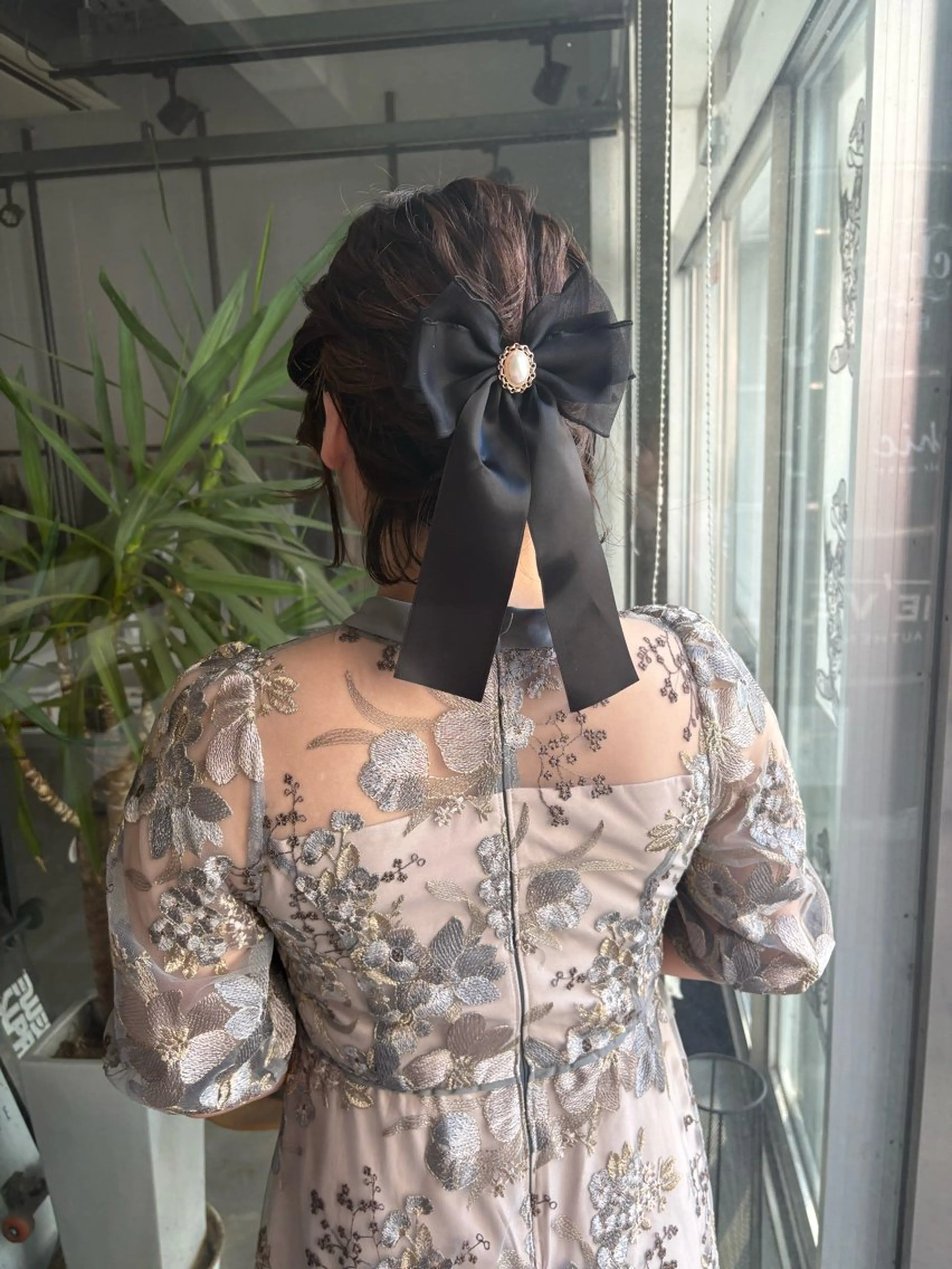 ヘアアレンジ ボブ ヘアセット chic  有山 美瑠のヘアスタイル