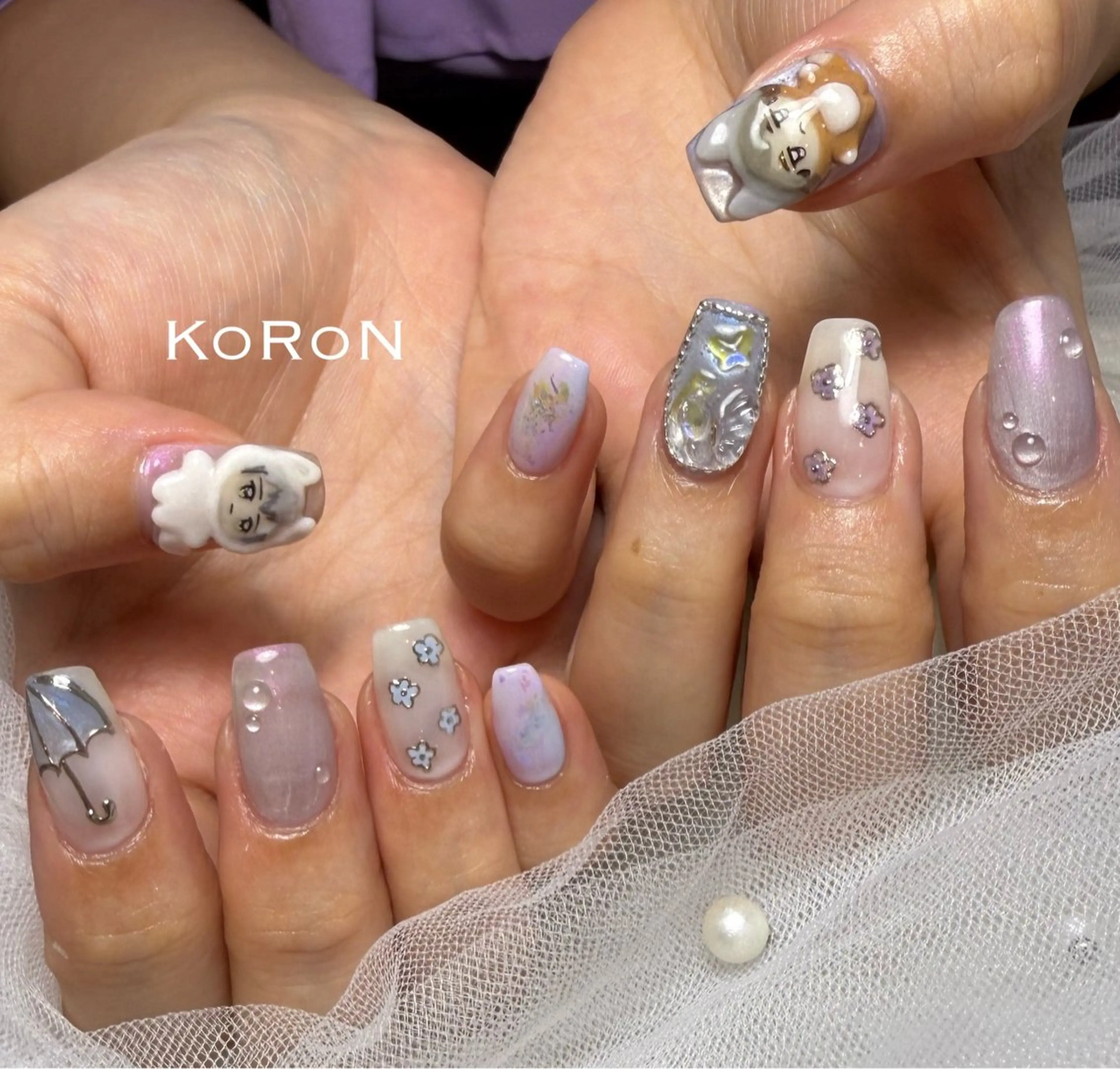 ネイル ハンドネイル 自宅サロン鎌倉 KORONのネイルデザイン