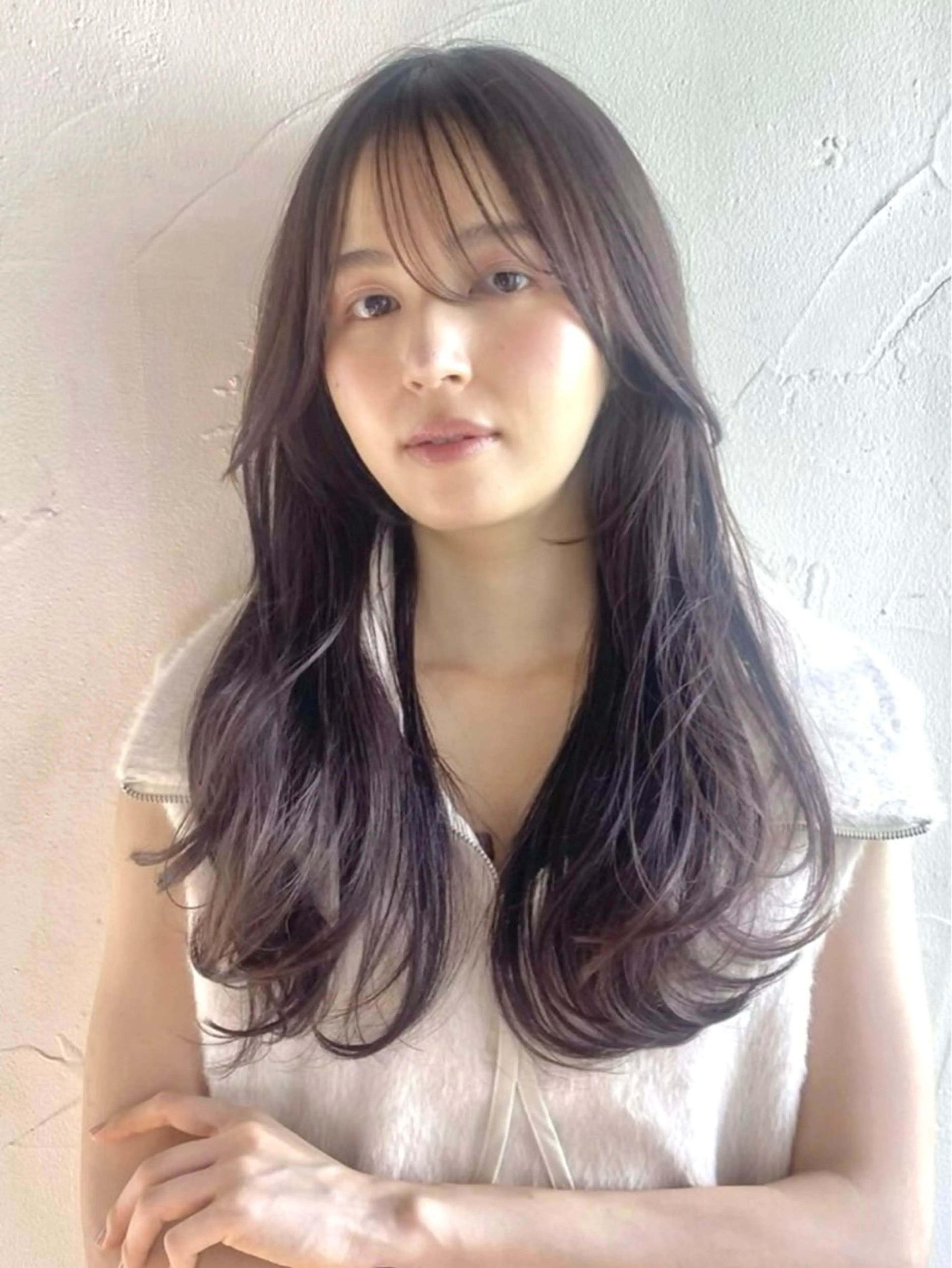 ロング Luce横浜店所属・yuu 🪴 透明感 カラー/メンズパーマのヘアスタイル