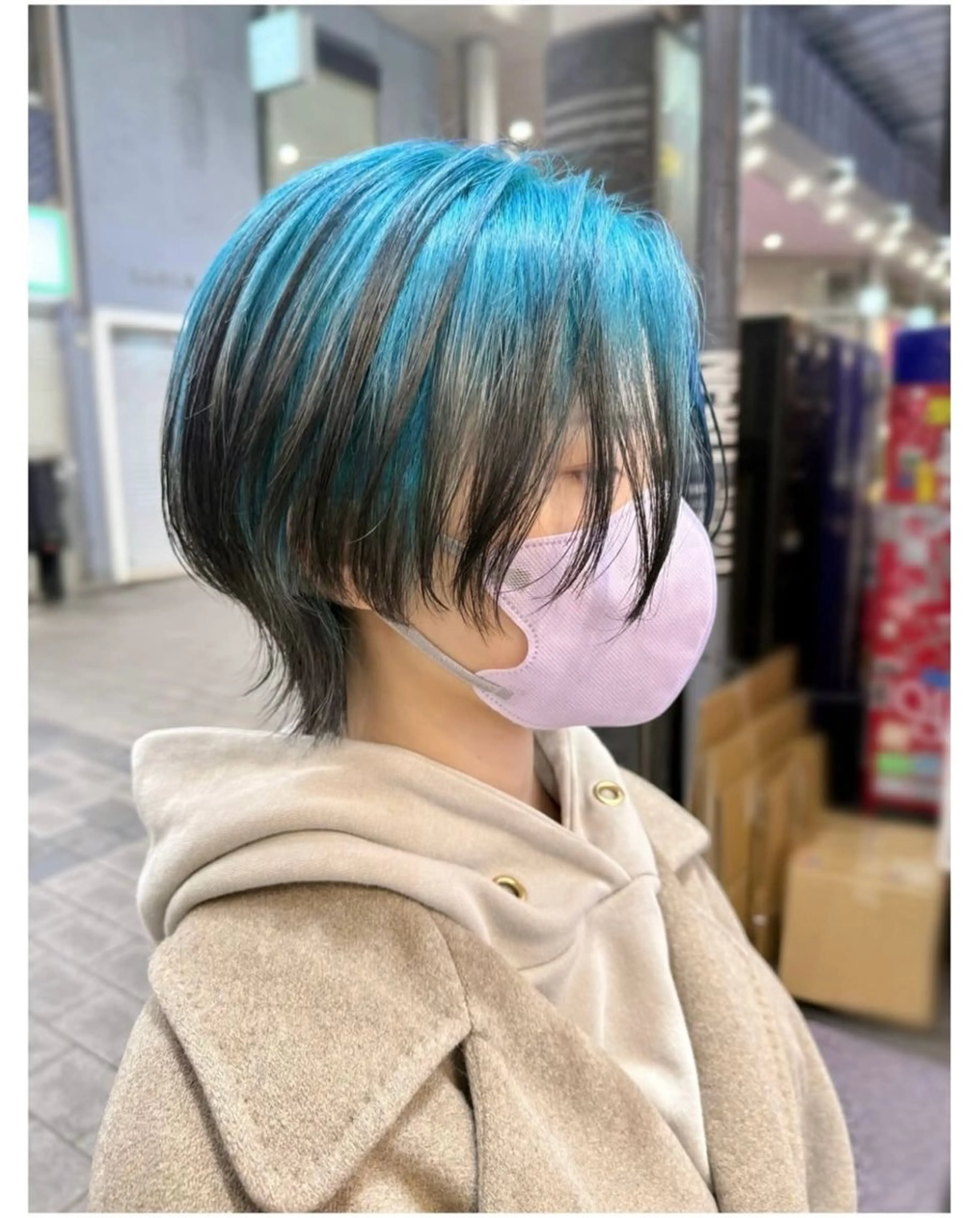 ショート カラー ヘアカラー GARU-ガル-所属・TSUNO🦖 派手髪/オタク美容師のヘアスタイル