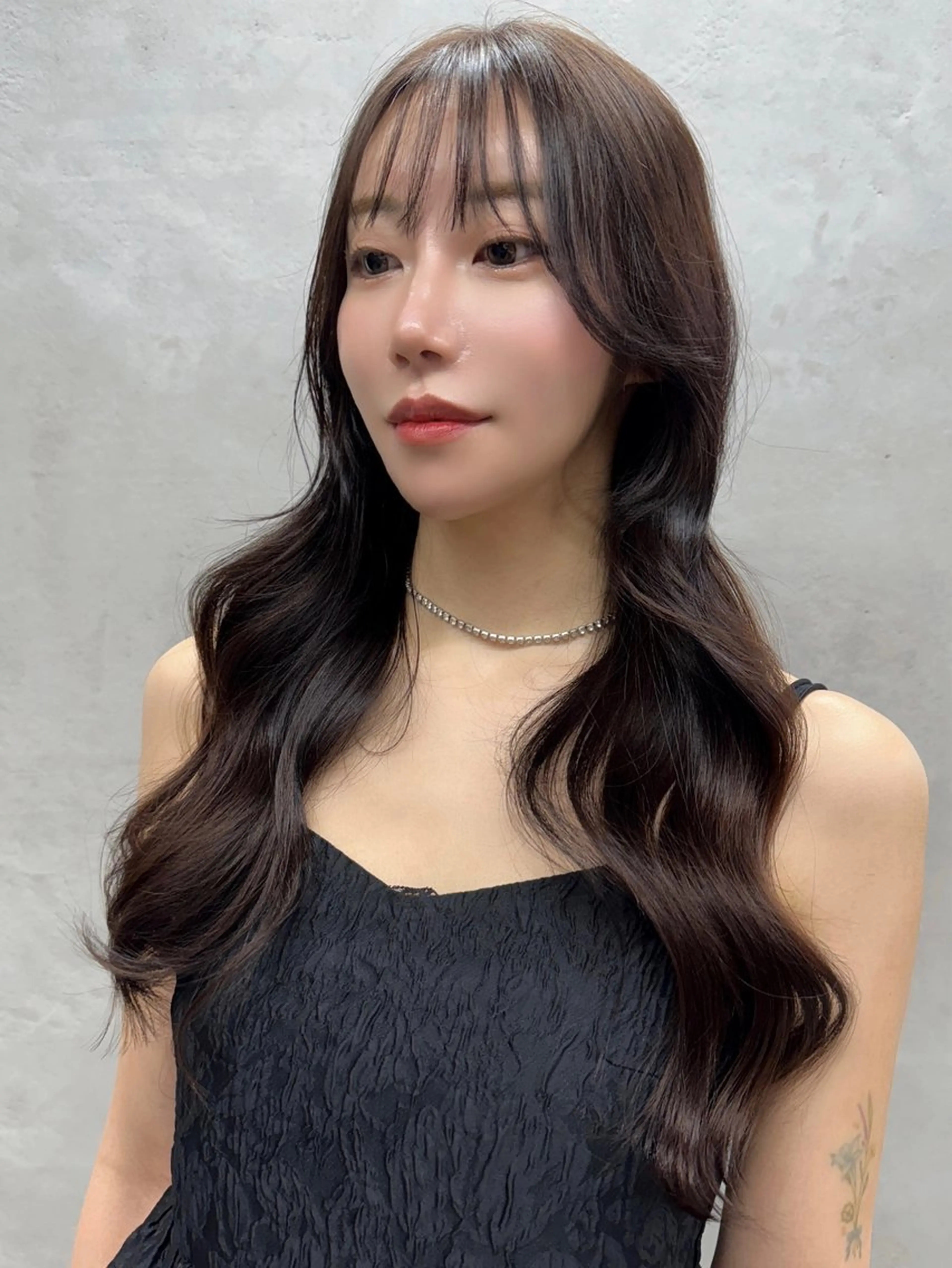 【ミニモ学割U24】顔周りカット+透明感カラー+リッチトリートメント/韓国ヘアの写真