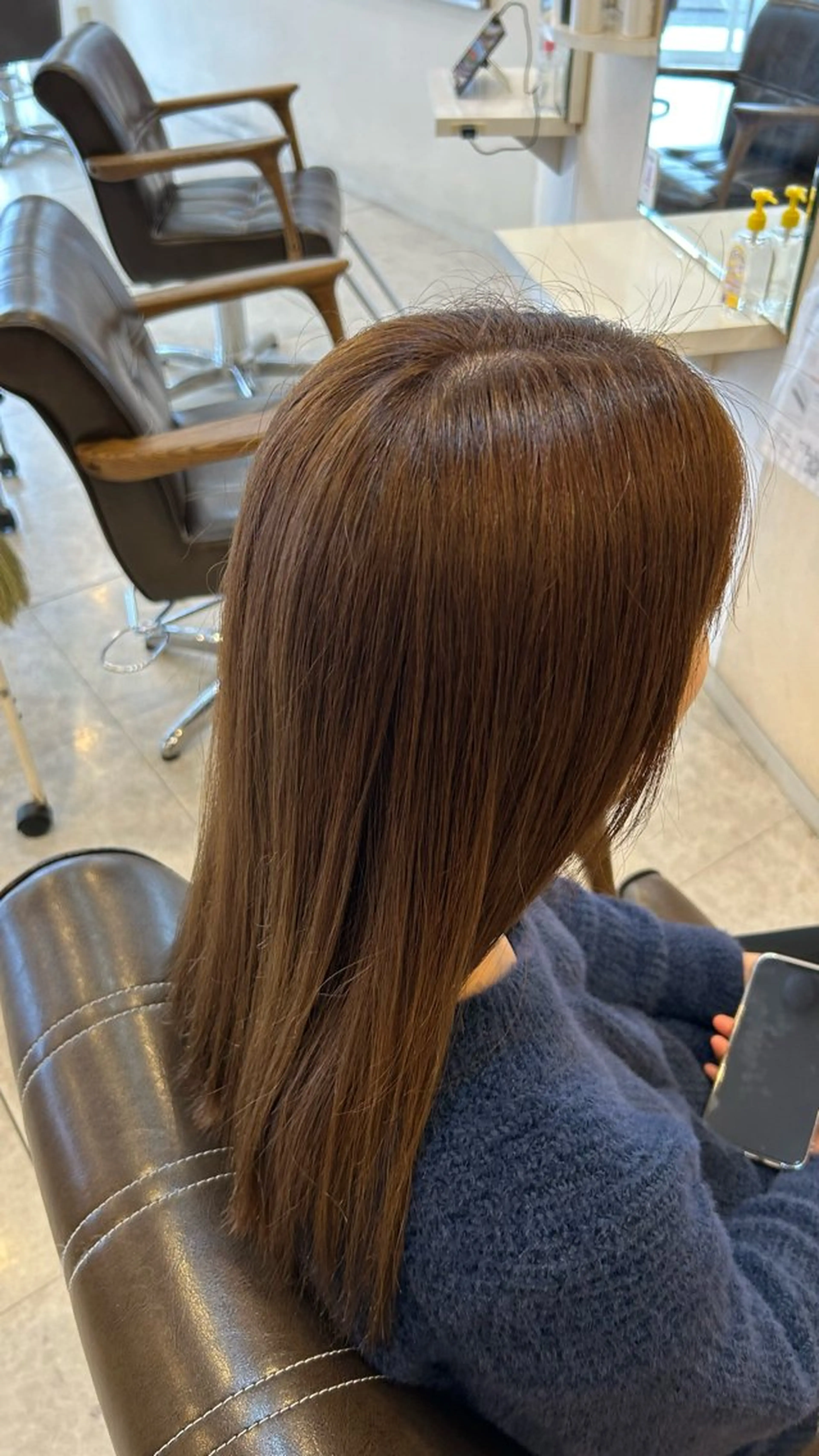 ミディアム カラー ヘアカラー サンクエスト みずほ台所属・齋藤 大地のヘアスタイル