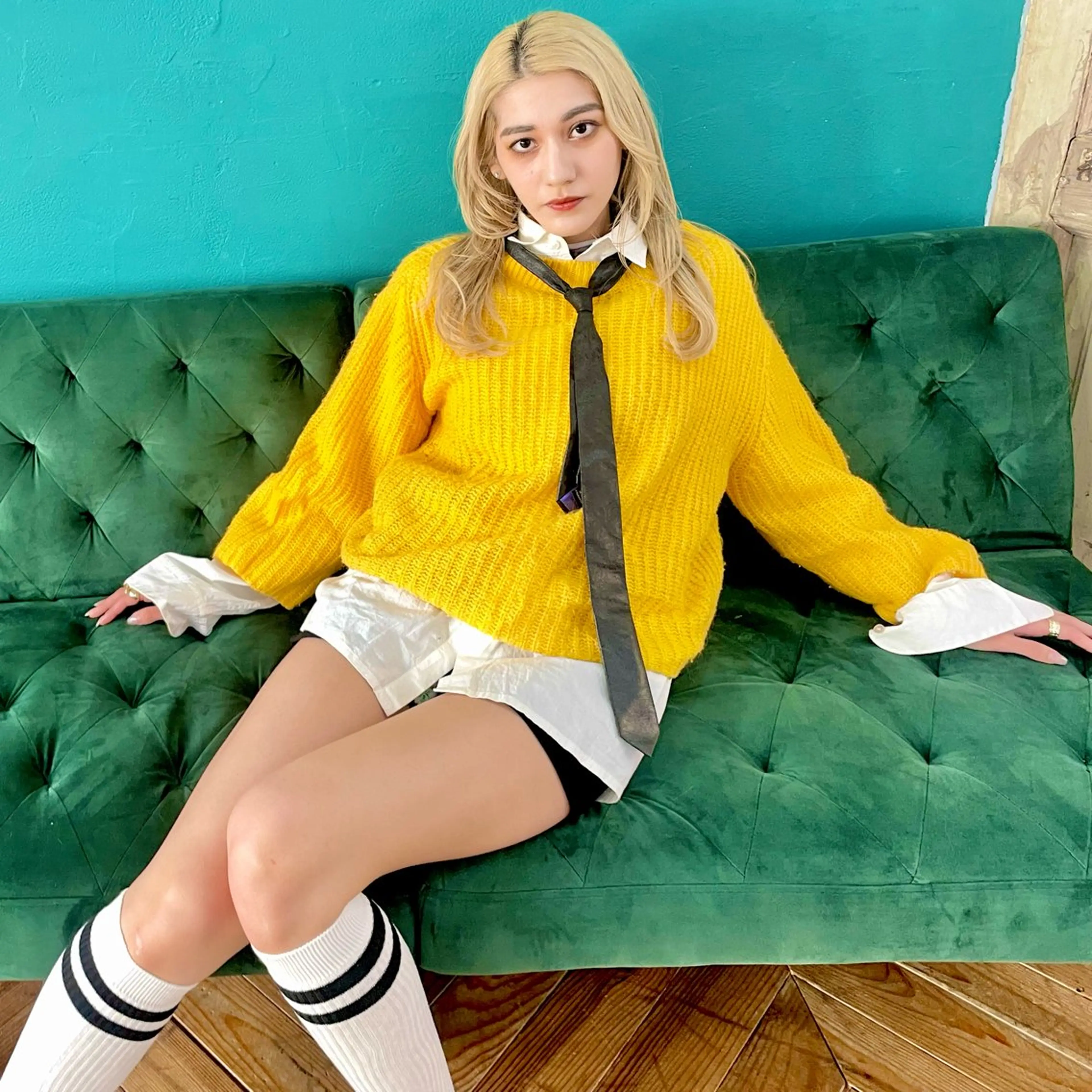 セミロング 髙橋 茉南のヘアスタイル