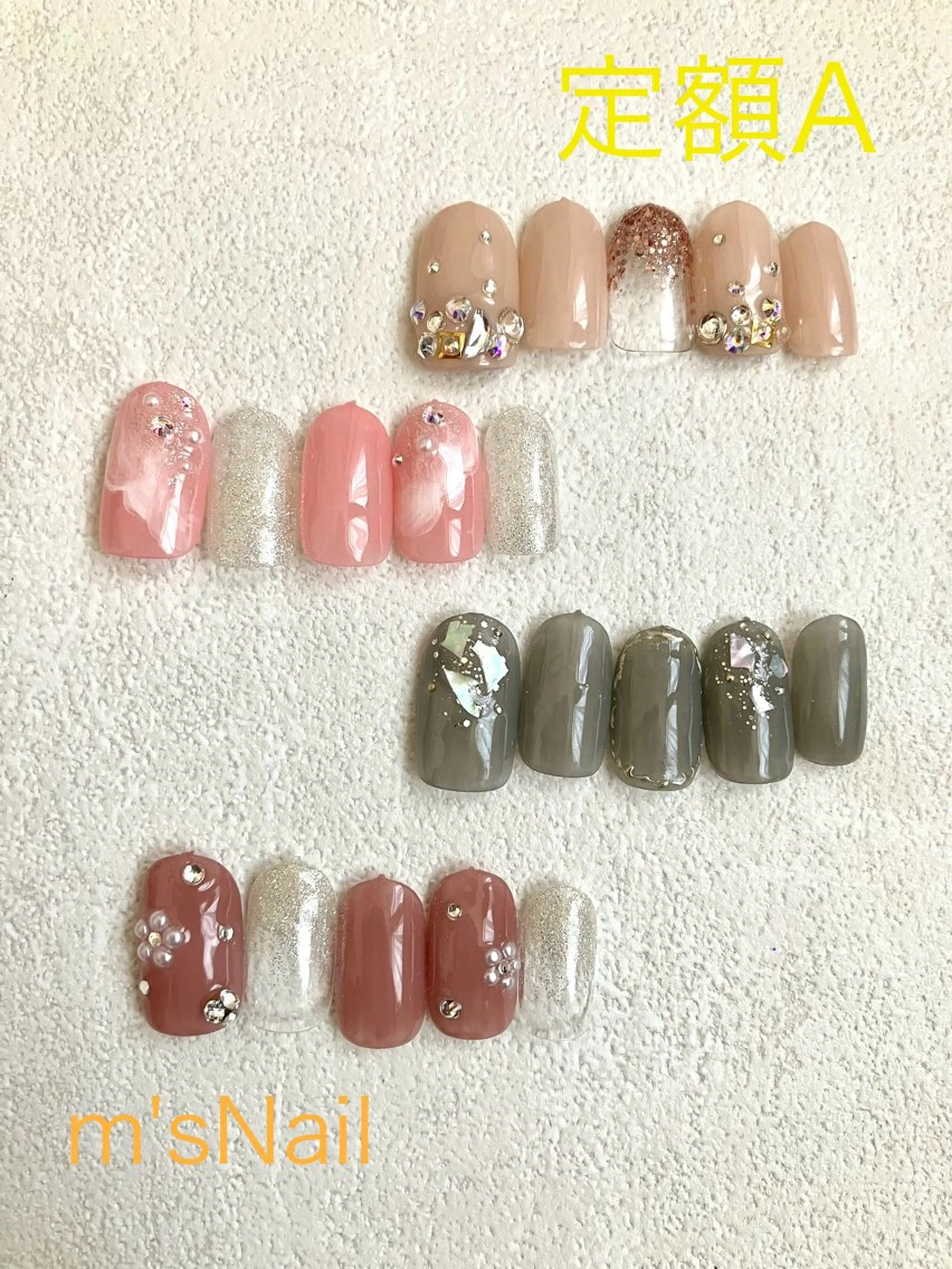 ネイル ジェルネイル パラジェル ハンドネイル m'sNail 福岡西区 ネイルのネイルデザイン