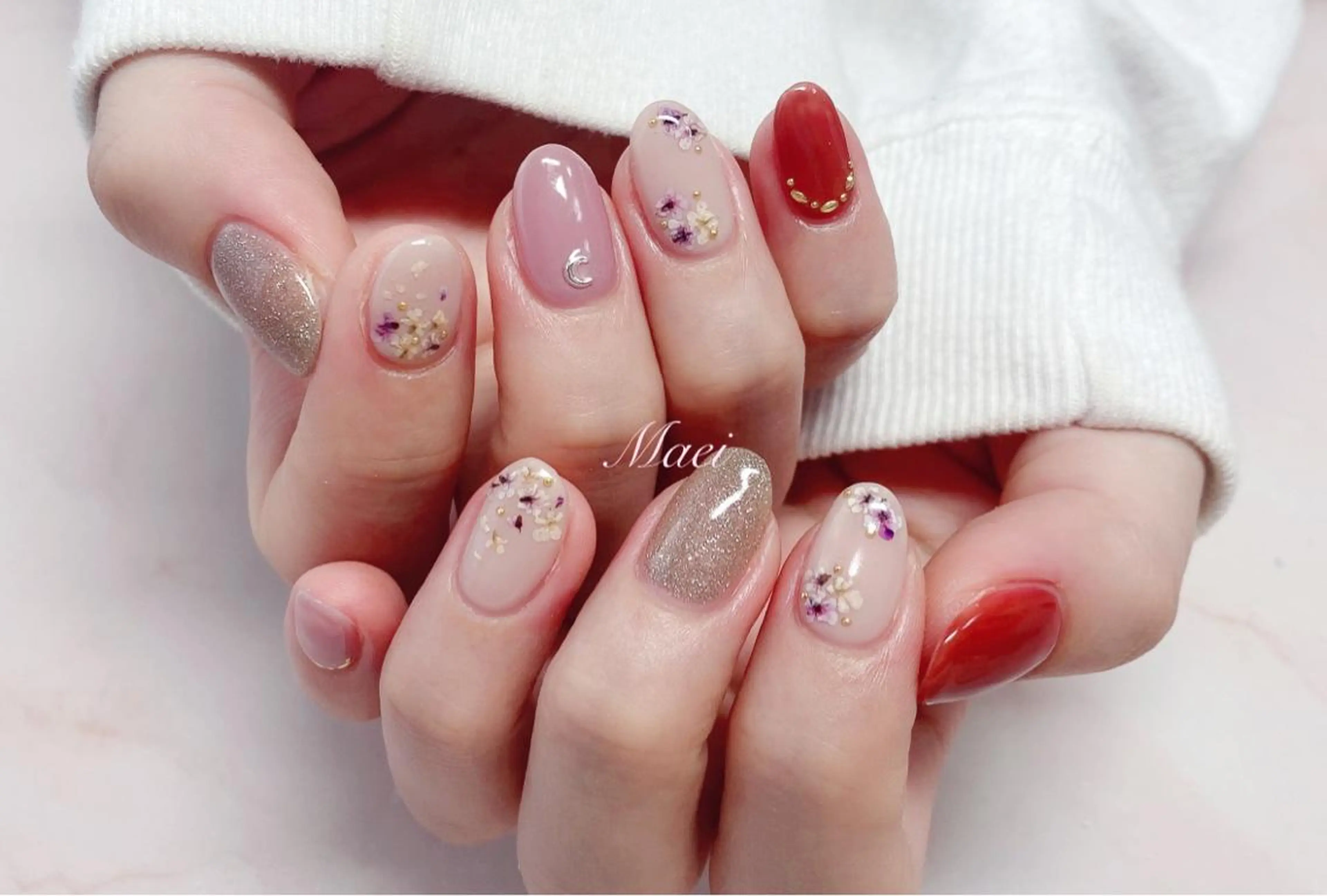 ネイル ハンドネイル ハンドケア NIMO ネイルサロンのネイルデザイン