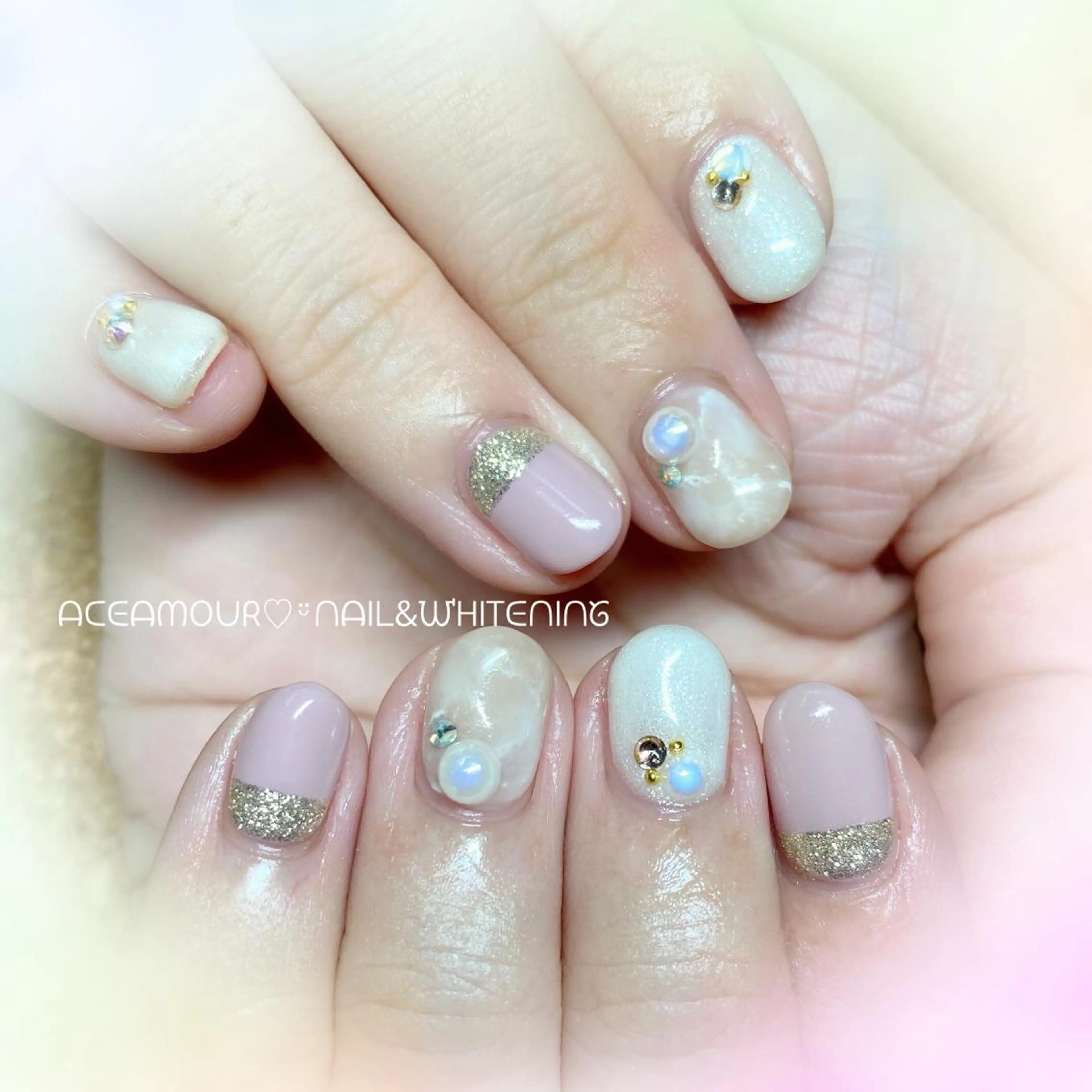 ネイル ネイル/耳つぼ /新ホワイトニングのネイルデザイン