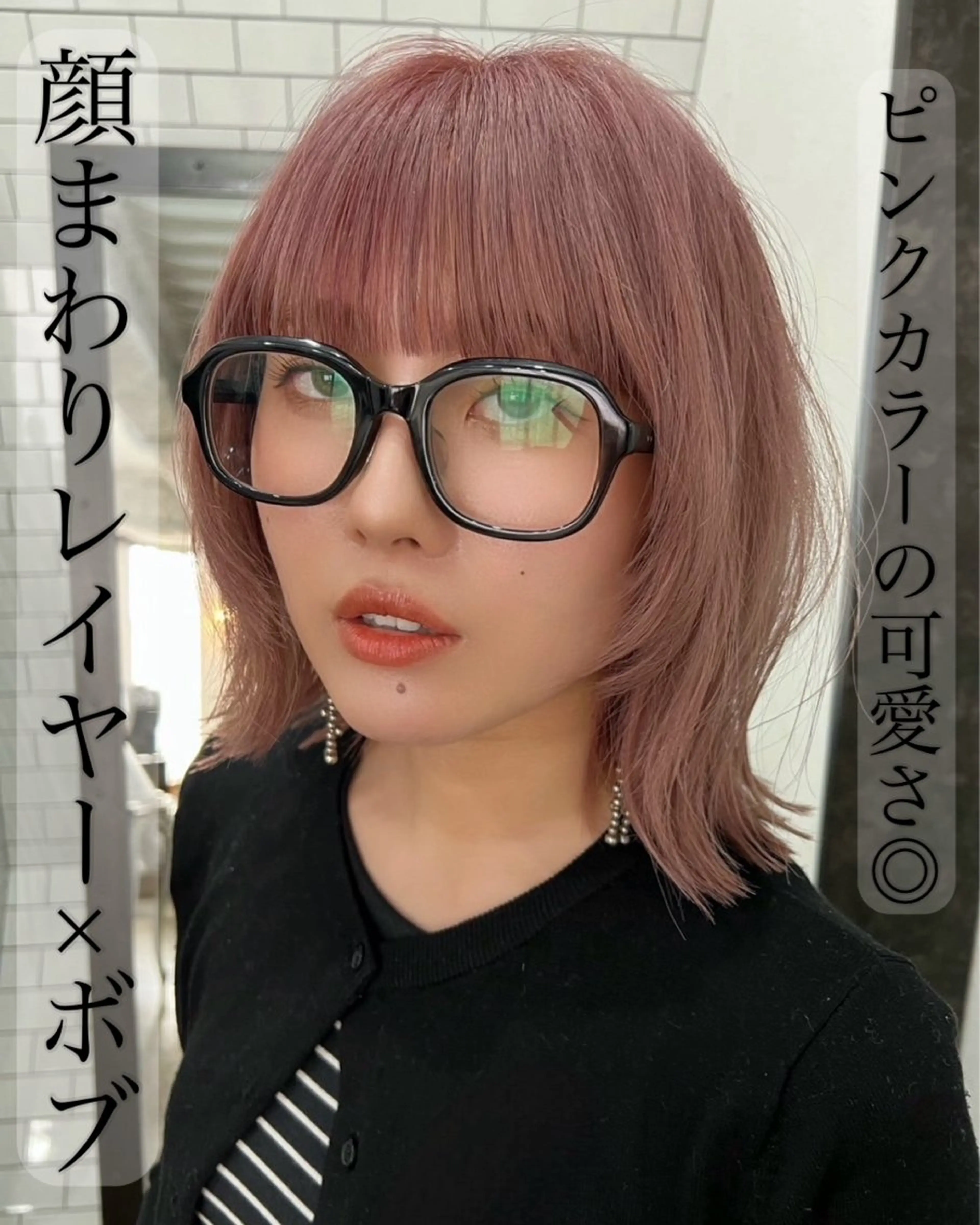 ショート 紙屋町ショート /ボブ　パーマ河内蓮のヘアスタイル