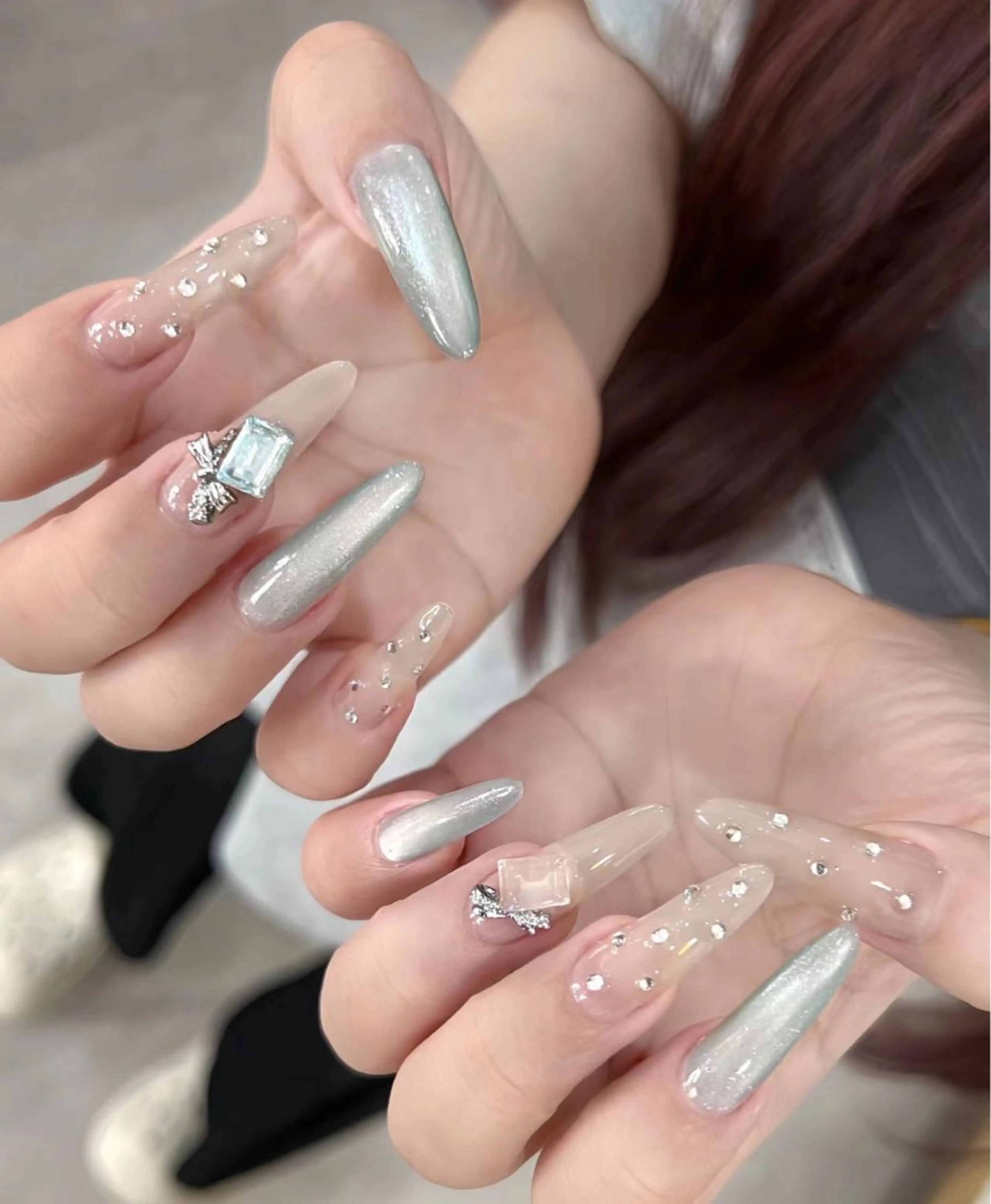 【長さだし10本】🫧Hand 6 本デザイン放題 🫧¥ 12980の写真