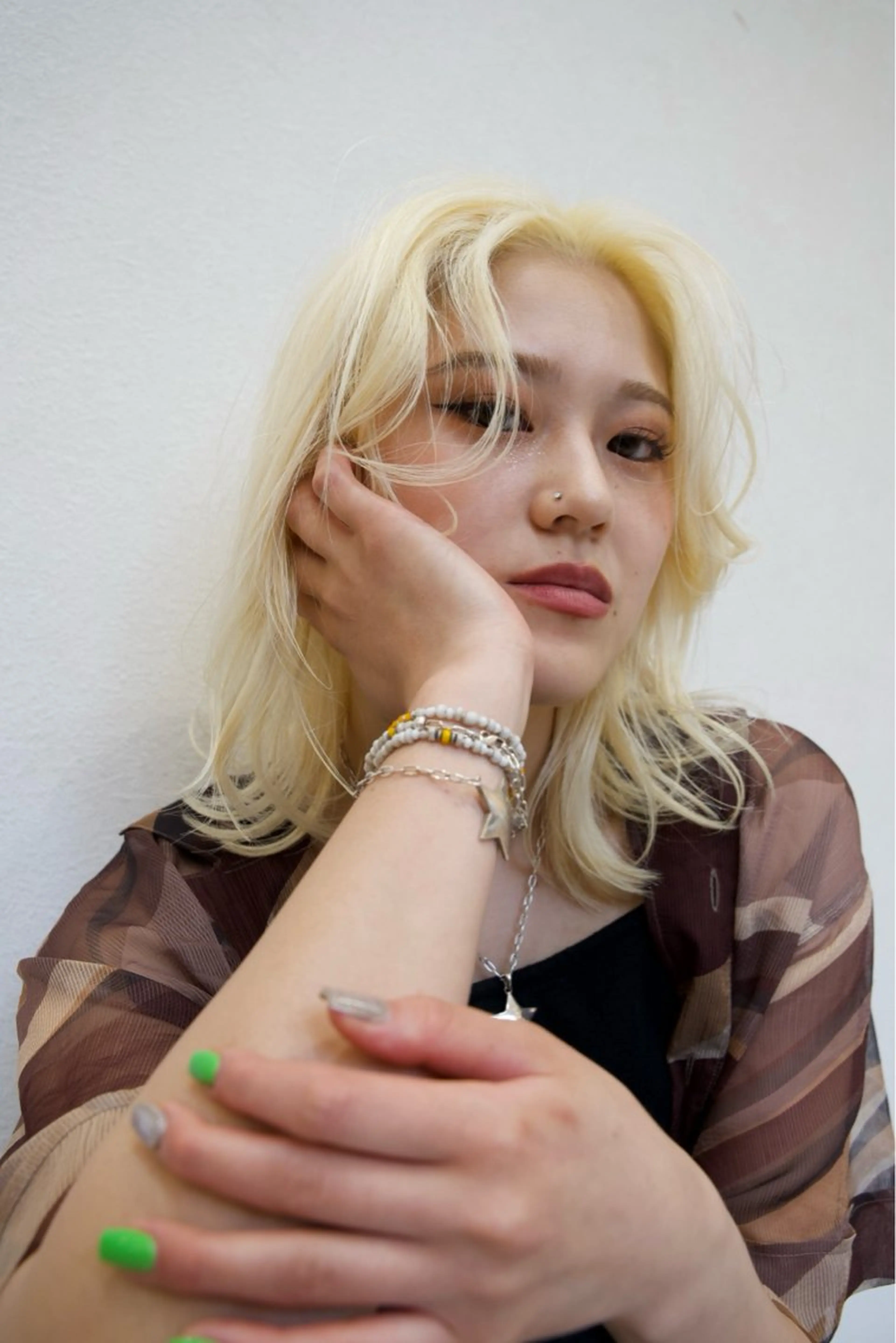 ミディアム カット ヘアカラー トリートメント keshiki🦋 Nanaのヘアスタイル