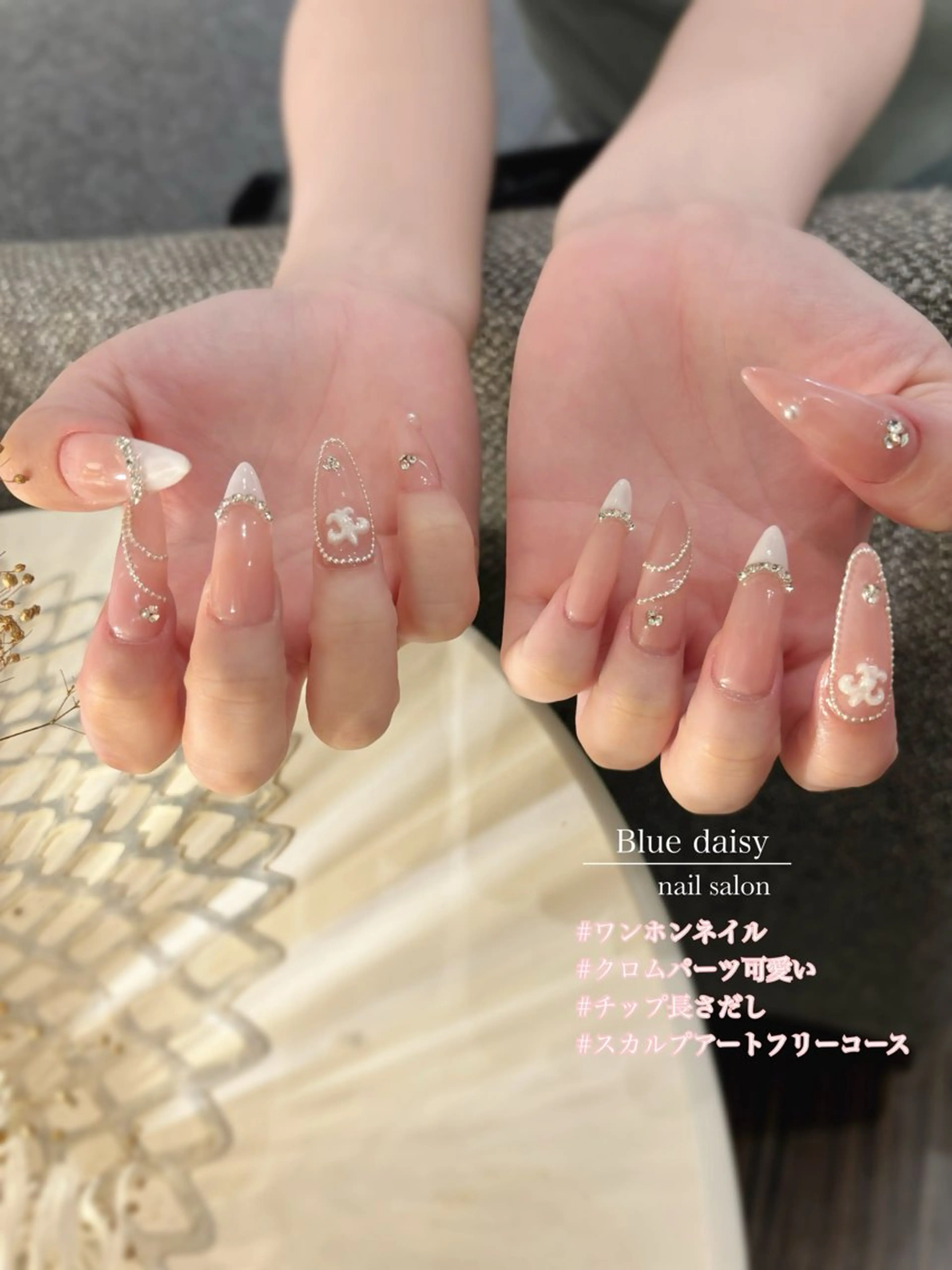 ネイル ジェルネイル マグネットネイル 持ち込み パラジェル ピンク ハンドネイル Blue　daisy　栄本店 【ブルーデイジー】所属・Blue daisy 栄本店のネイルデザイン