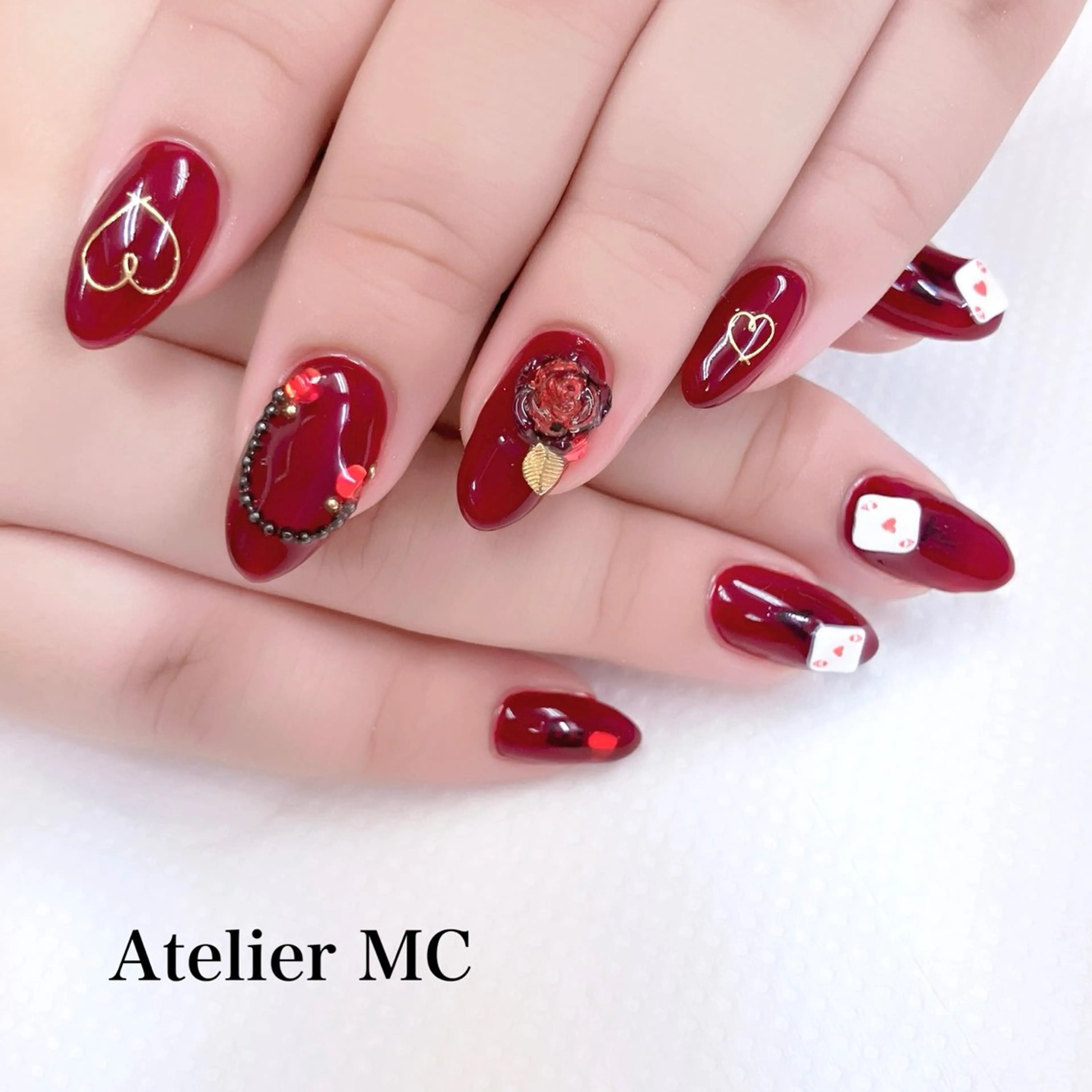 ネイル 持ち込み ハンドネイル アトリエ エムシー 【新富町・東銀座】のネイルデザイン